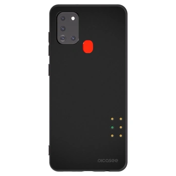 Picasee silikonski črni ovitek za Samsung Galaxy A21s - Pulse