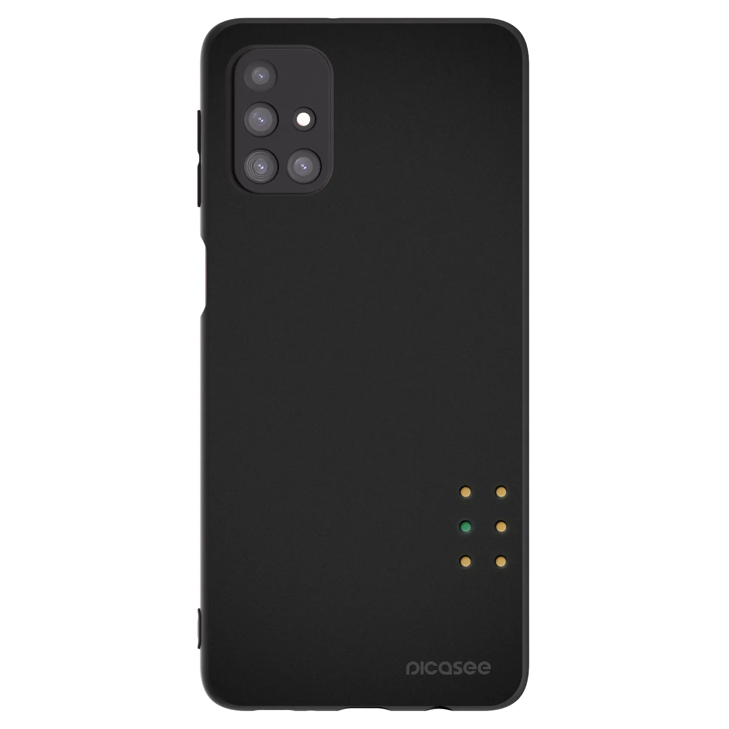 Picasee silikonski črni ovitek za Samsung Galaxy M31s - Pulse