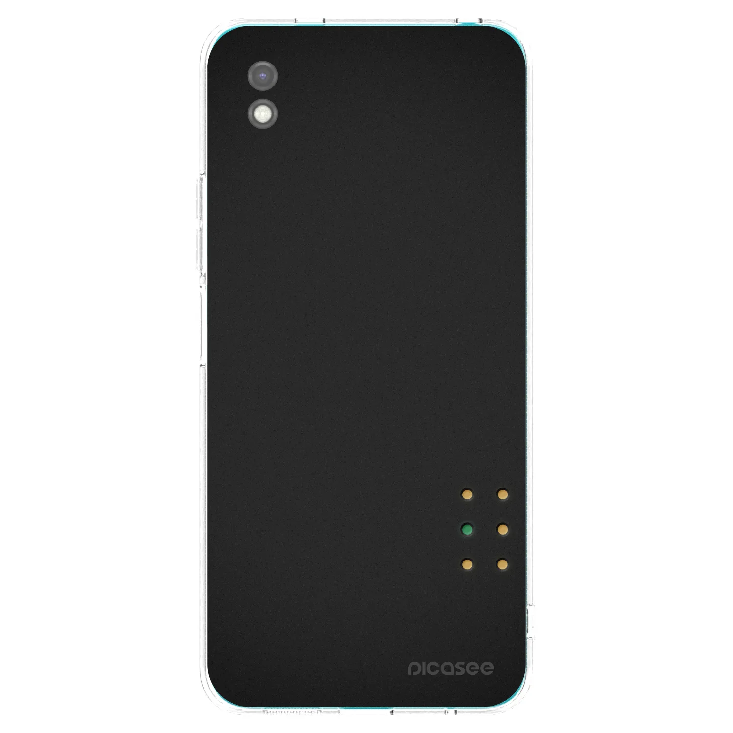 Picasee silikonski črni ovitek za Xiaomi Redmi 9A - Pulse