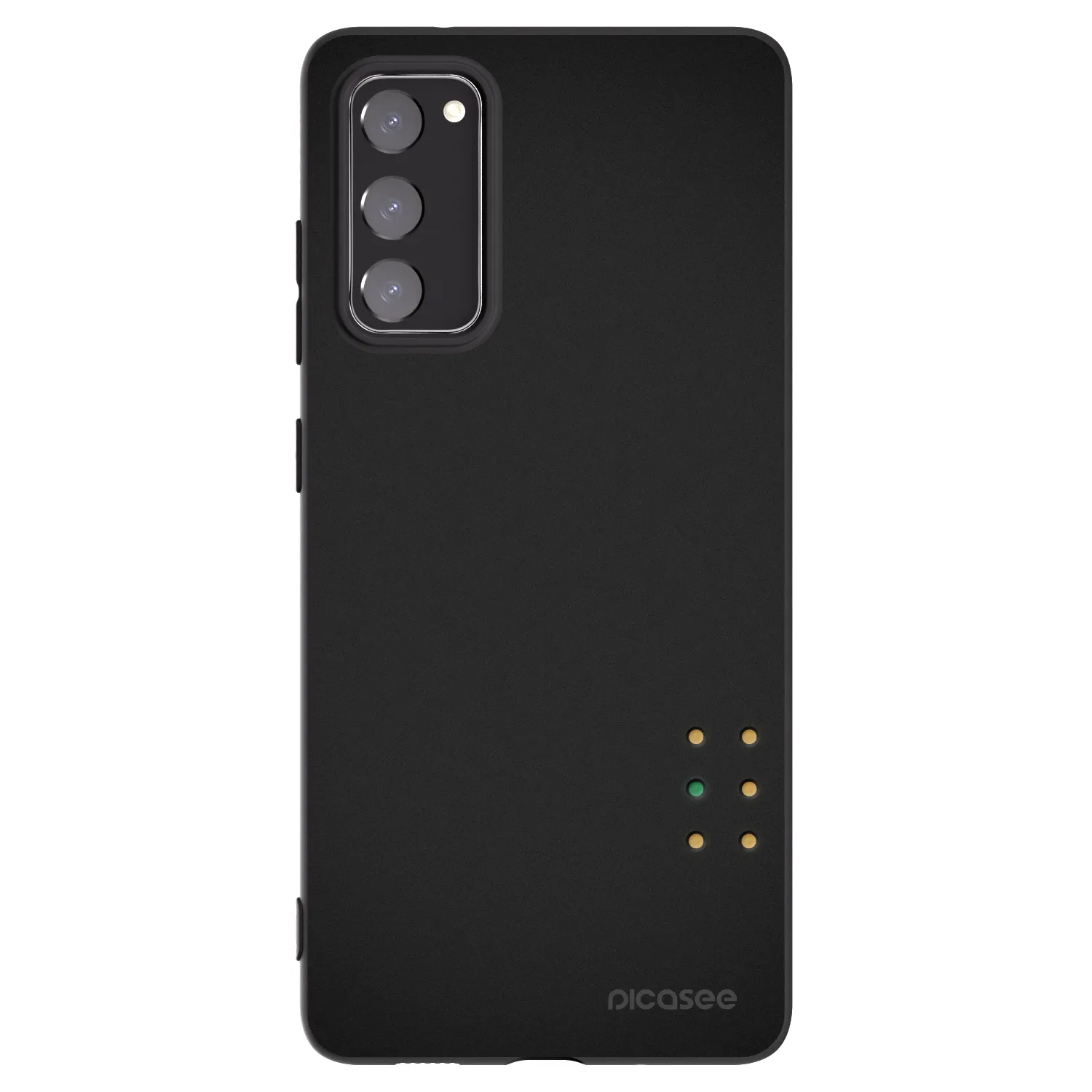 Picasee silikonski črni ovitek za Samsung Galaxy S20 FE - Pulse