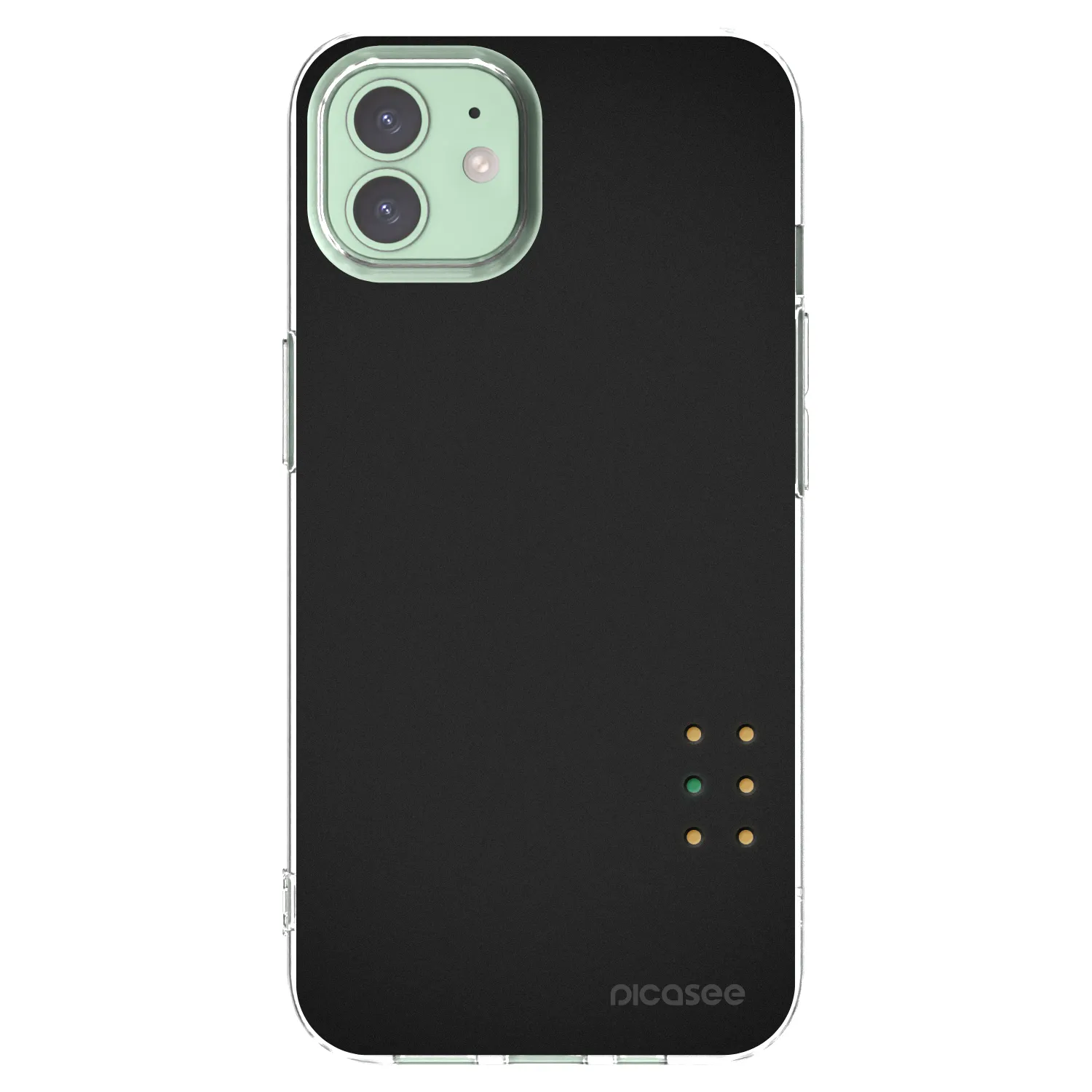 Picasee silikonski prozorni ovitek za Apple iPhone 12 - Pulse