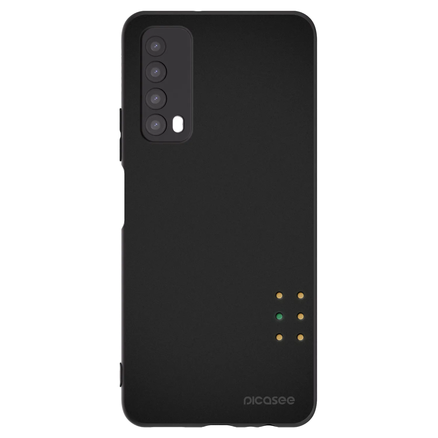 Picasee silikonski črni ovitek za Huawei P Smart 2021 - Pulse
