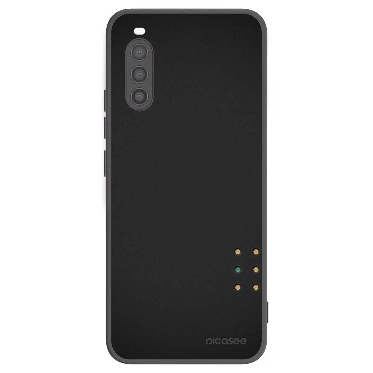 Picasee silikonski črni ovitek za Sony Xperia 10 II - Pulse