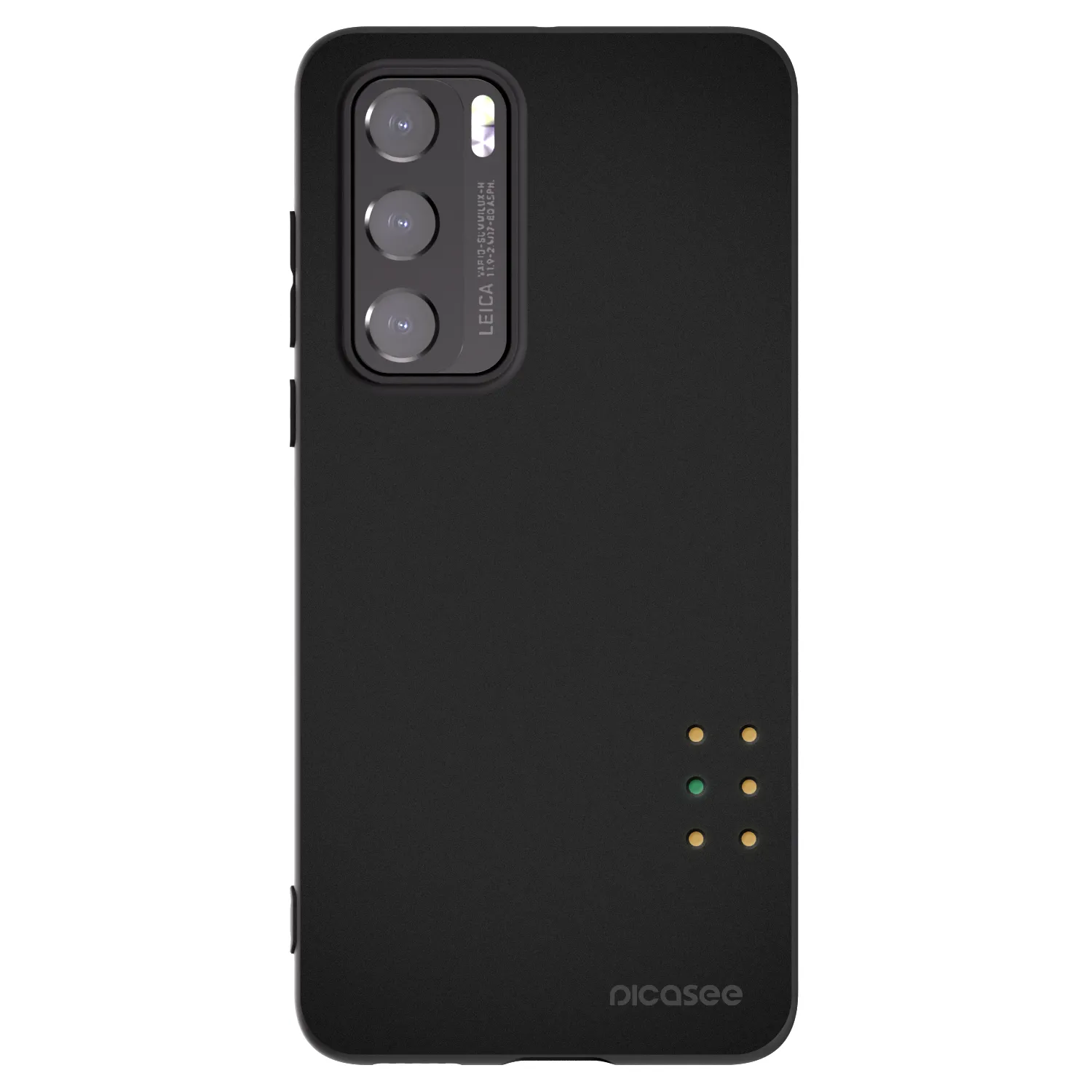 Picasee silikonski črni ovitek za Huawei P40 - Pulse