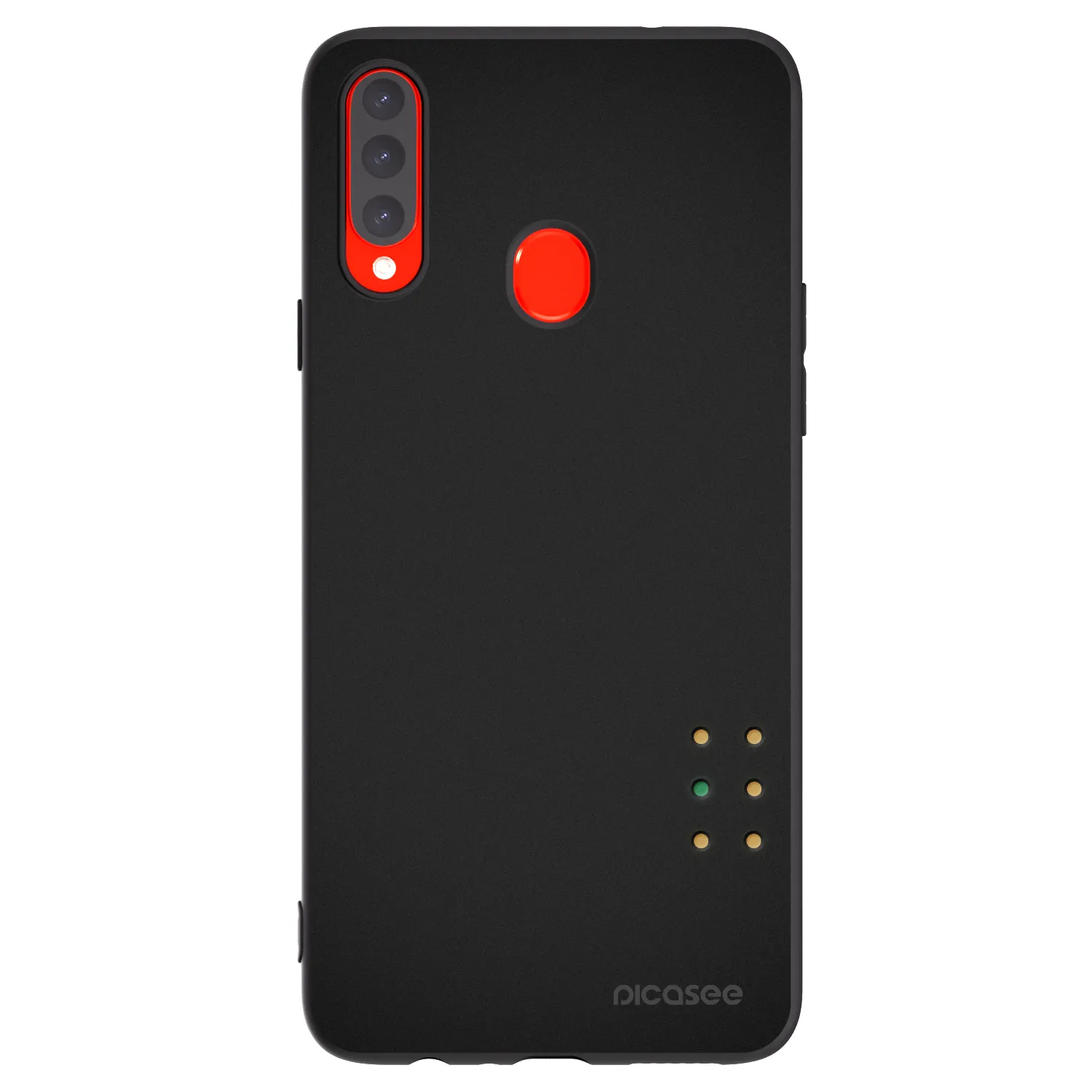 Picasee silikonski črni ovitek za Samsung Galaxy A20s - Pulse