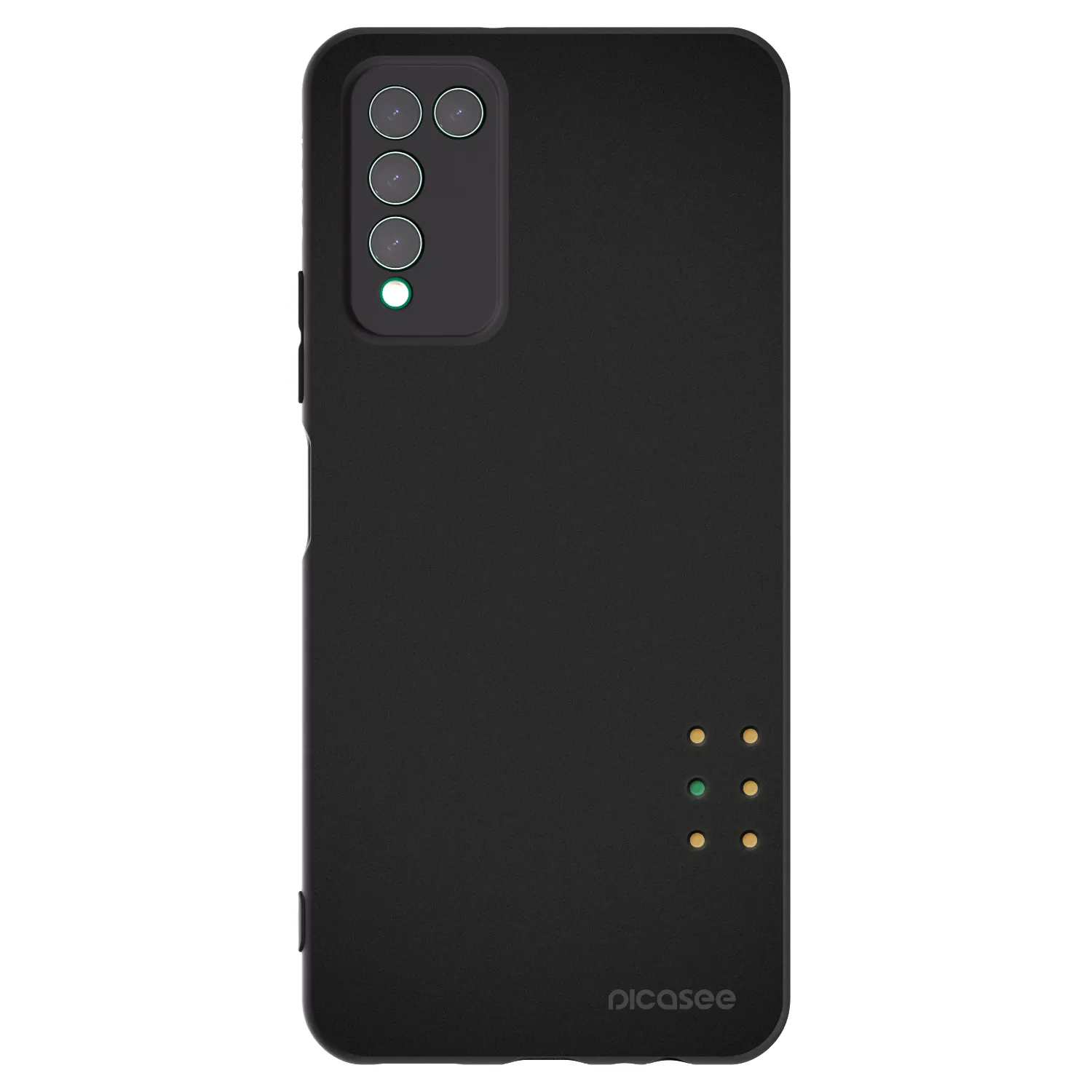 Picasee silikonski črni ovitek za Honor 10X Lite - Pulse