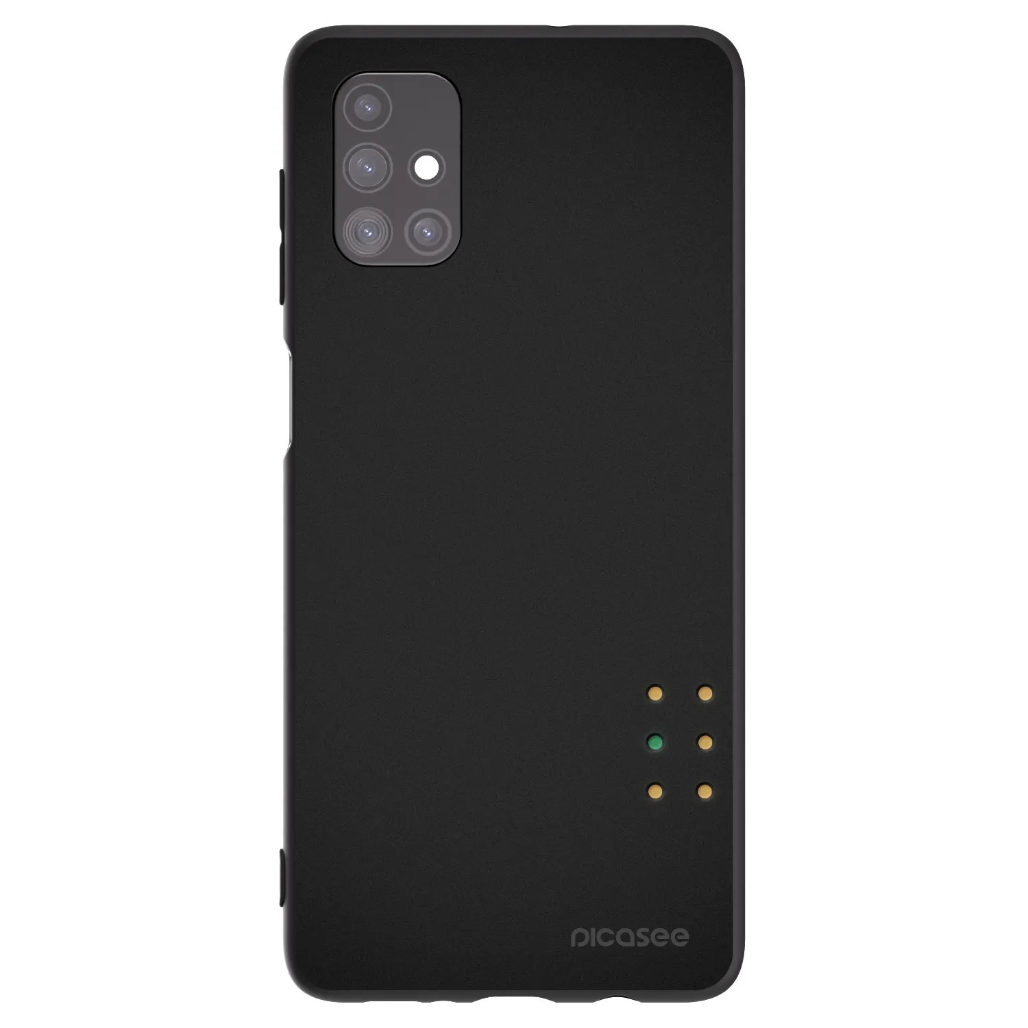 Picasee silikonski črni ovitek za Samsung Galaxy M51 M515F - Pulse