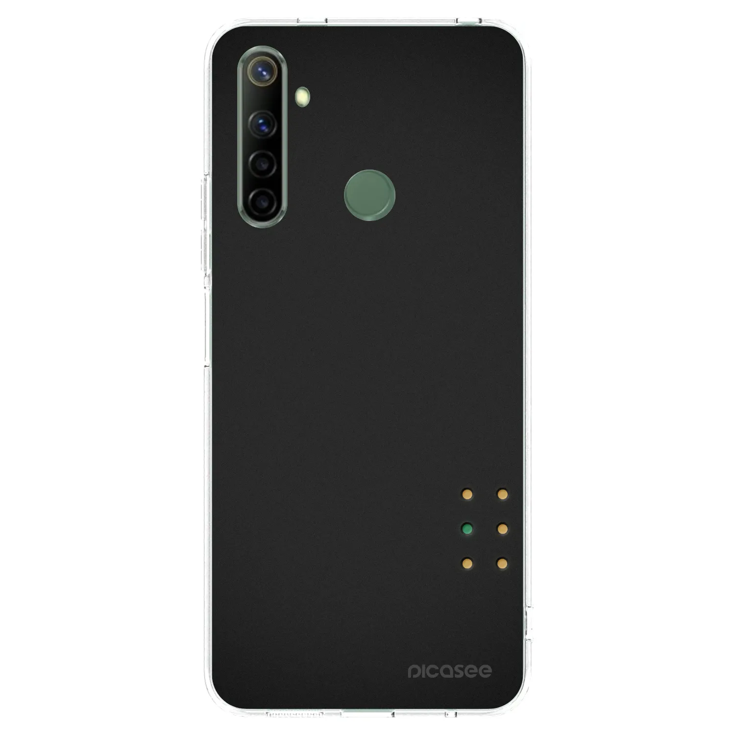 Picasee silikonski prozorni ovitek za Realme 6i - Pulse