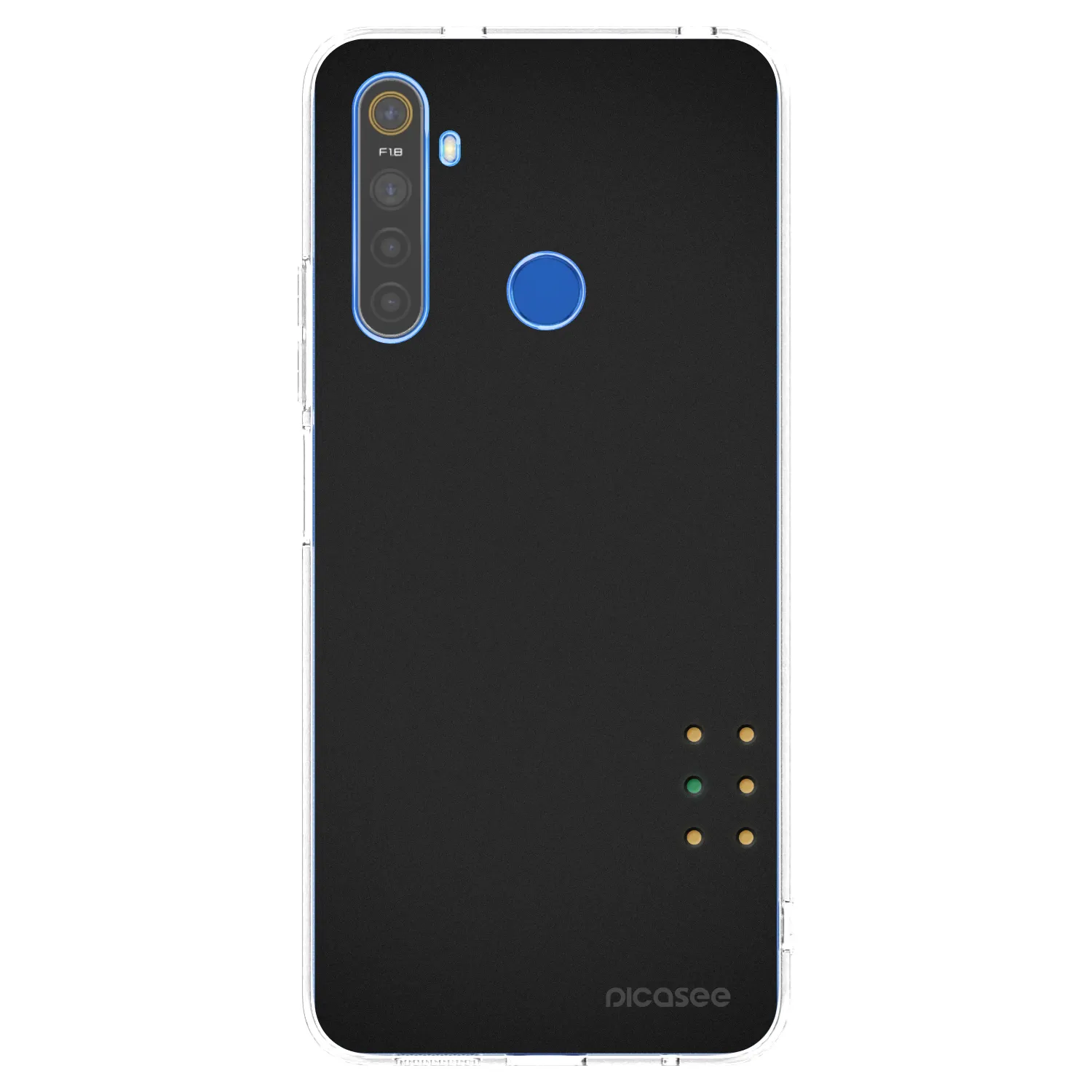 Picasee silikonski prozorni ovitek za Realme 5 - Pulse