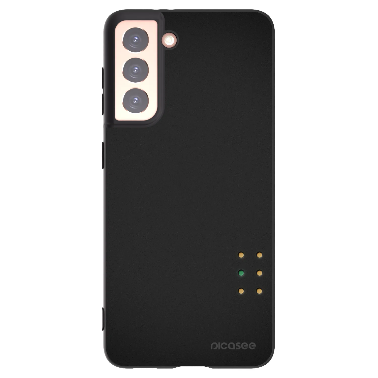 Picasee silikonski črni ovitek za Samsung Galaxy S21 5G G991B - Pulse