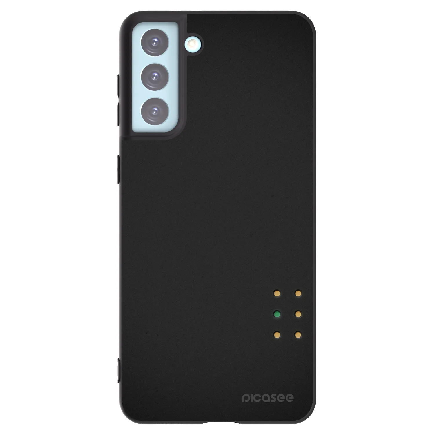 Picasee silikonski črni ovitek za Samsung Galaxy S21+ 5G G996F - Pulse