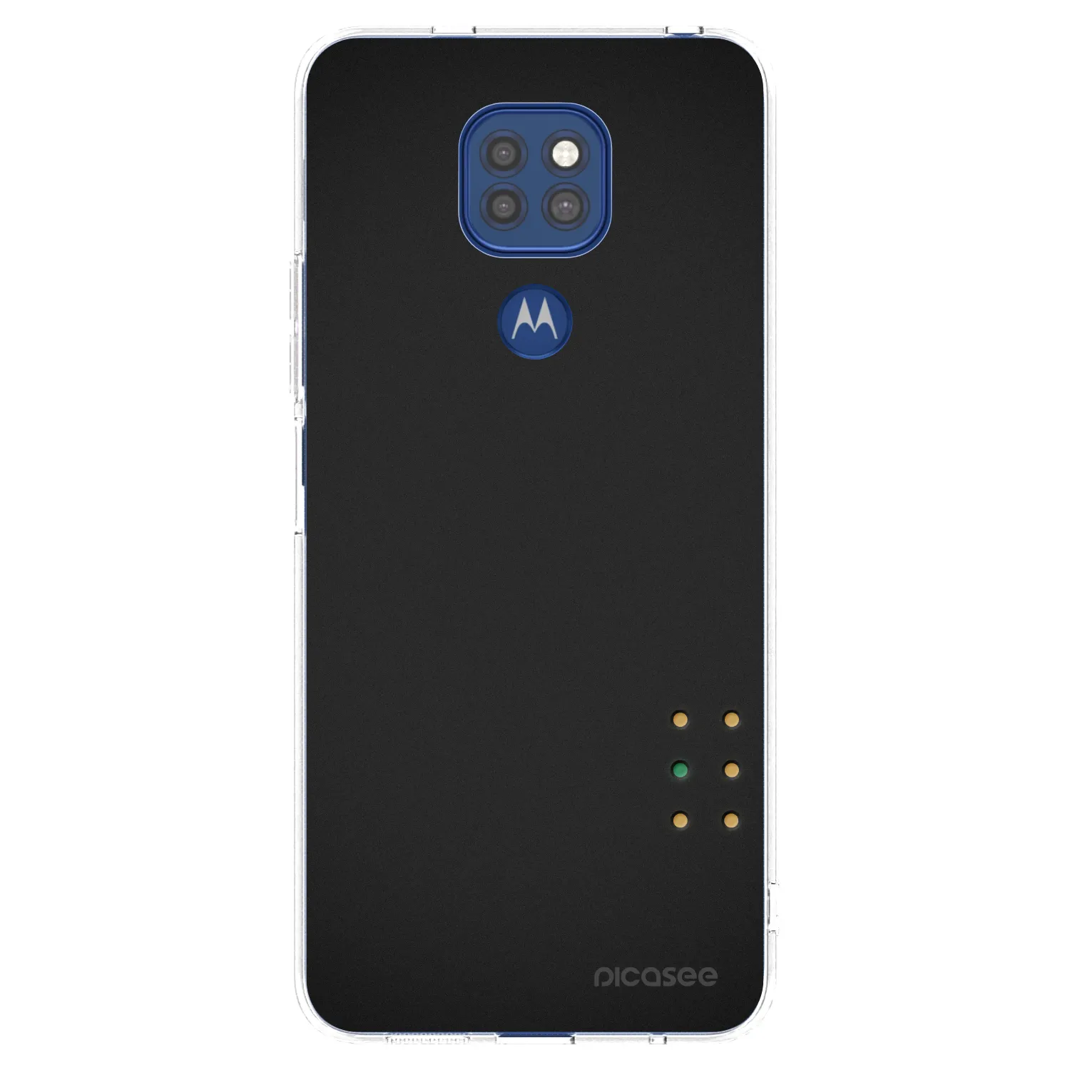Picasee silikonski prozorni ovitek za Motorola Moto G9 Play - Pulse