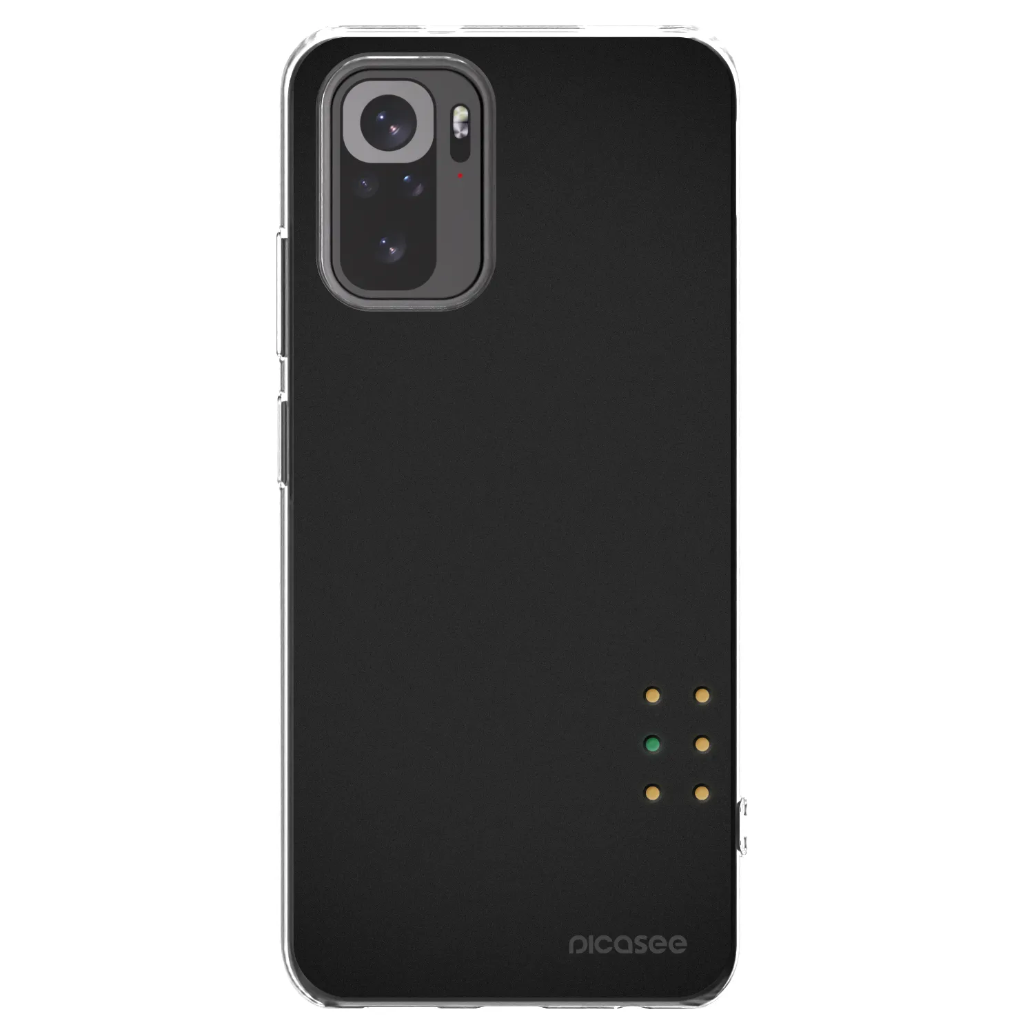 Picasee silikonski prozorni ovitek za Xiaomi Redmi Note 10 - Pulse