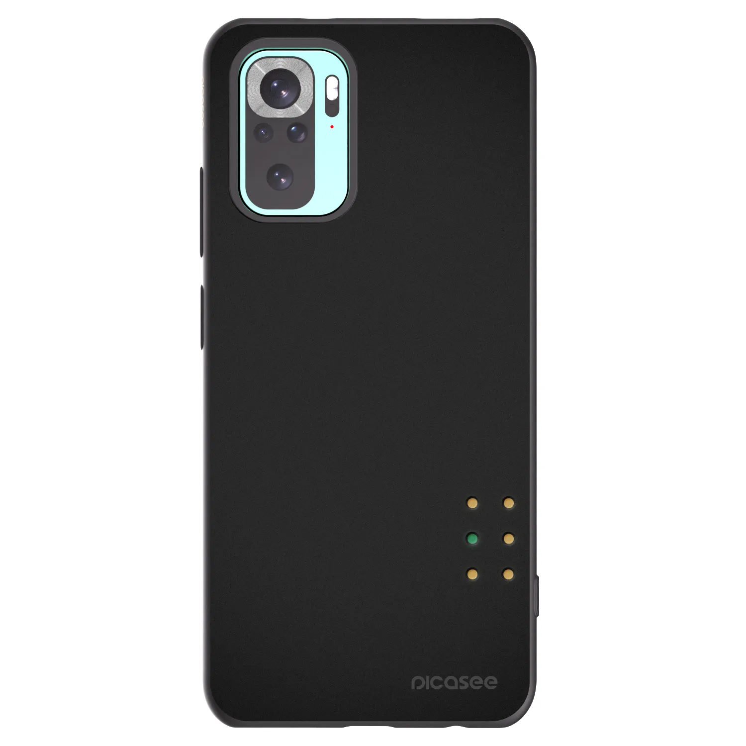 Picasee silikonski črni ovitek za Xiaomi Redmi Note 10 Pro - Pulse