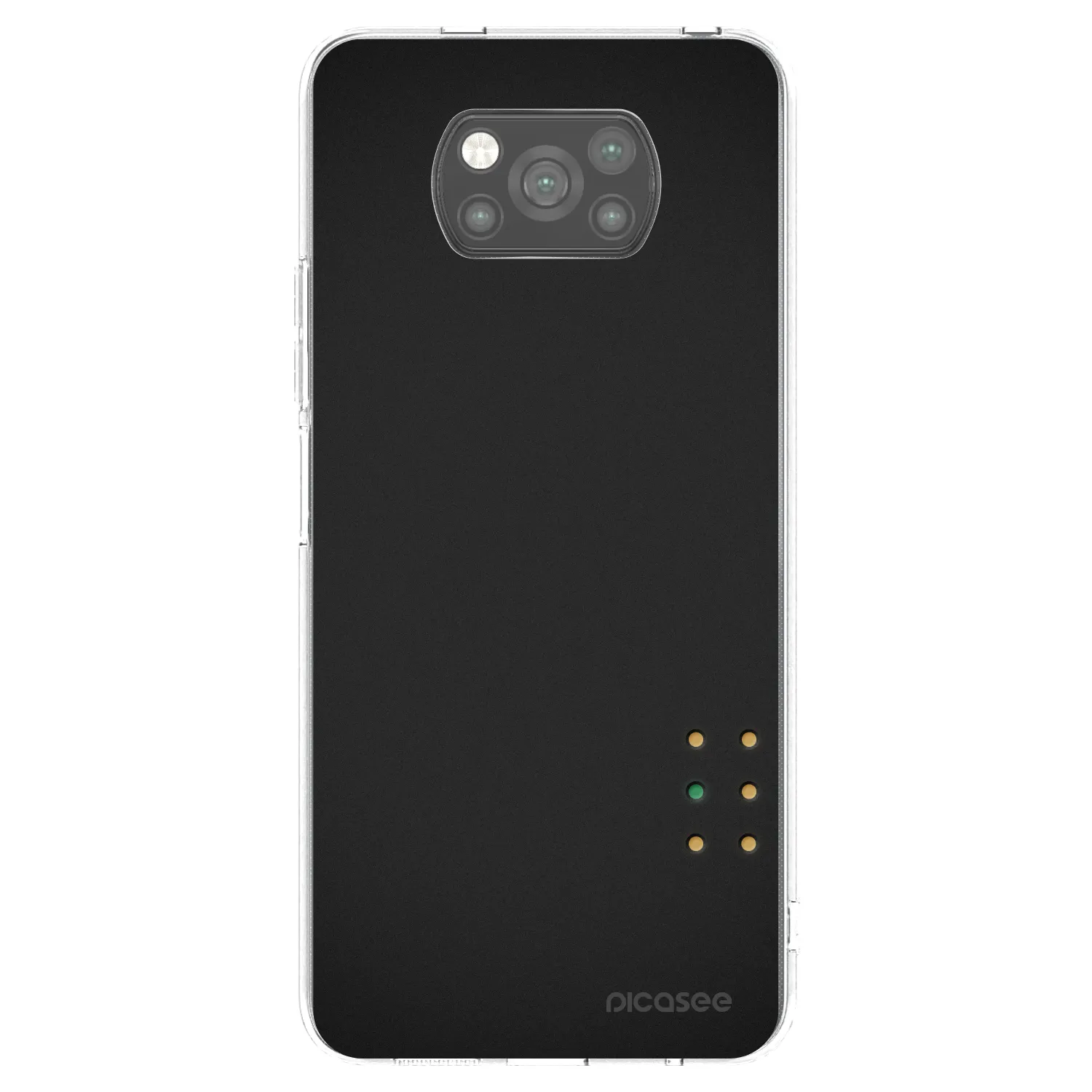 Picasee silikonski črni ovitek za Xiaomi Poco X3 Pro - Pulse
