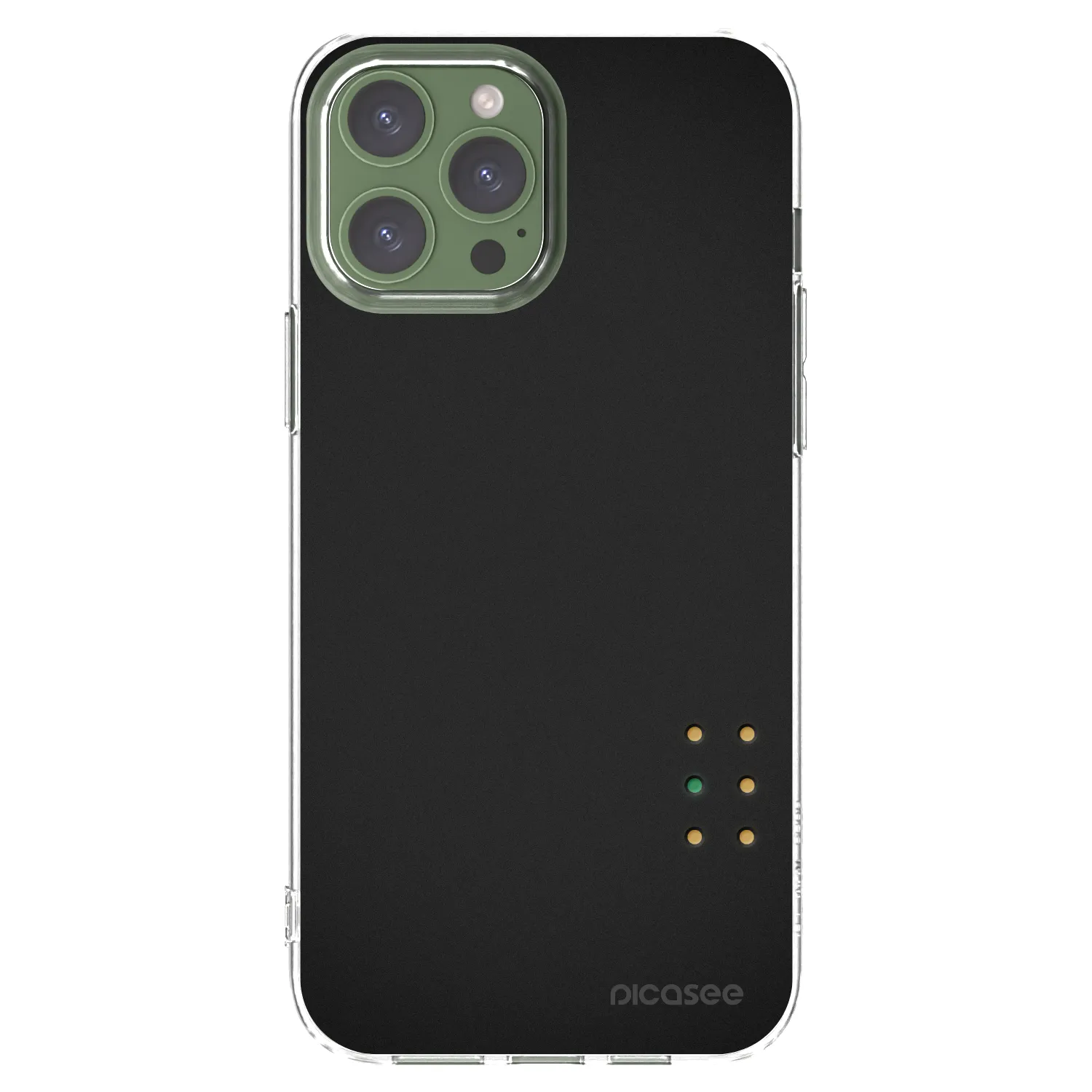 Picasee silikonski prozorni ovitek za Apple iPhone 13 Pro Max - Pulse