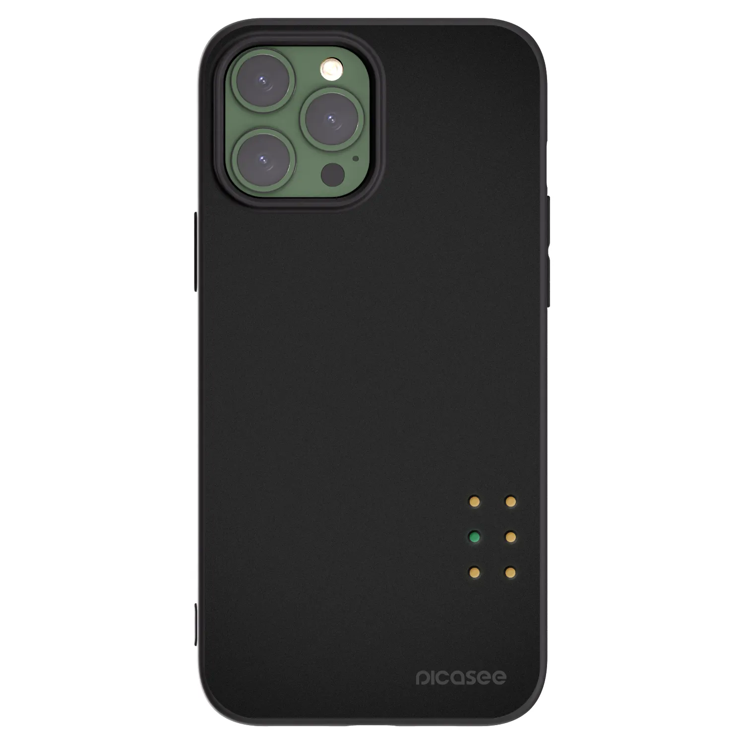 Picasee silikonski črni ovitek za Apple iPhone 13 Pro Max - Pulse