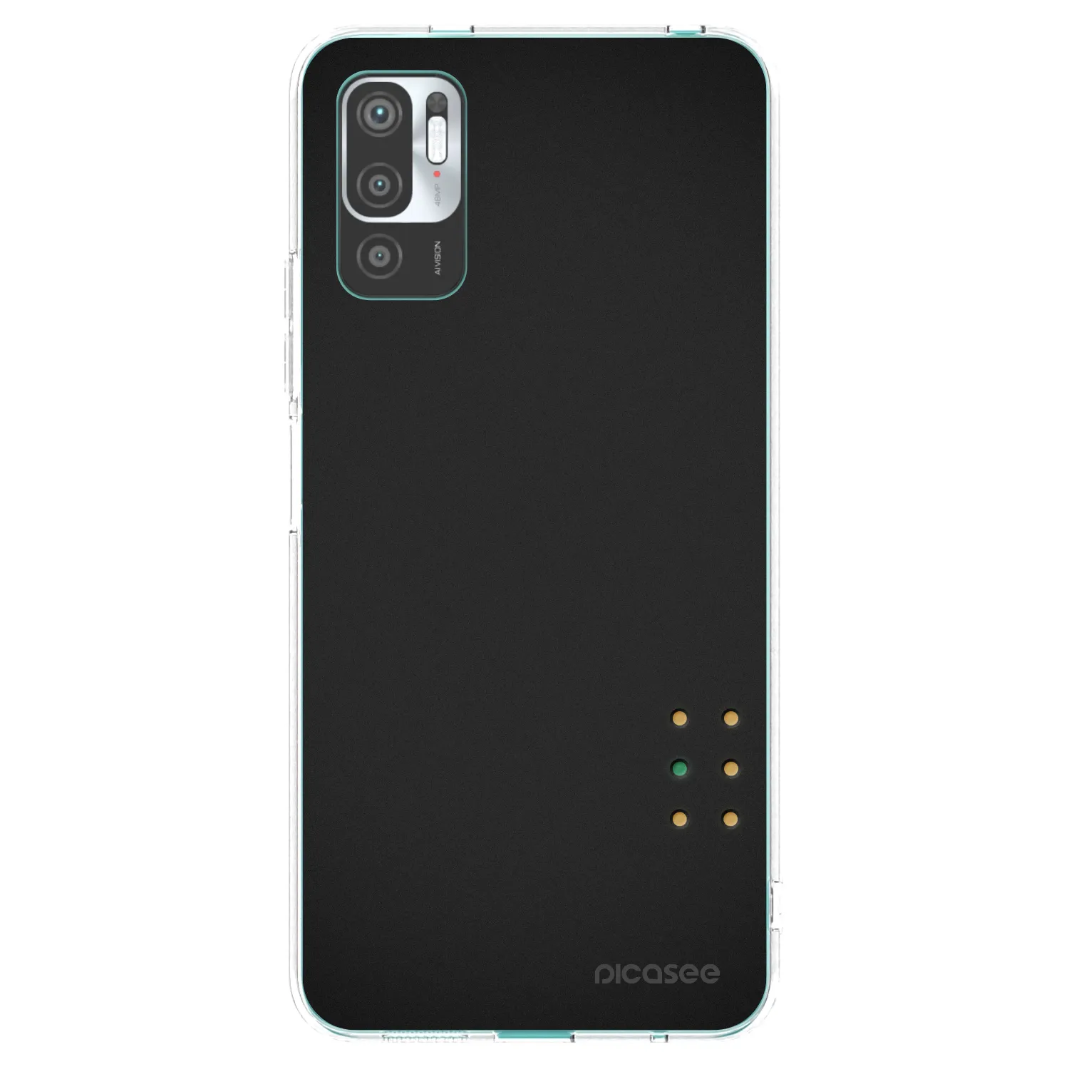 Picasee silikonski prozorni ovitek za Xiaomi Redmi Note 10 5G - Pulse