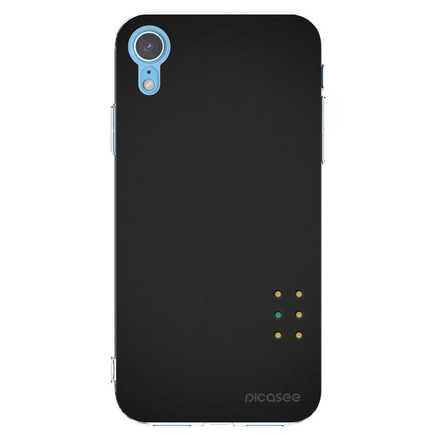 Picasee silikonski prozorni ovitek za Apple iPhone XR - Pulse