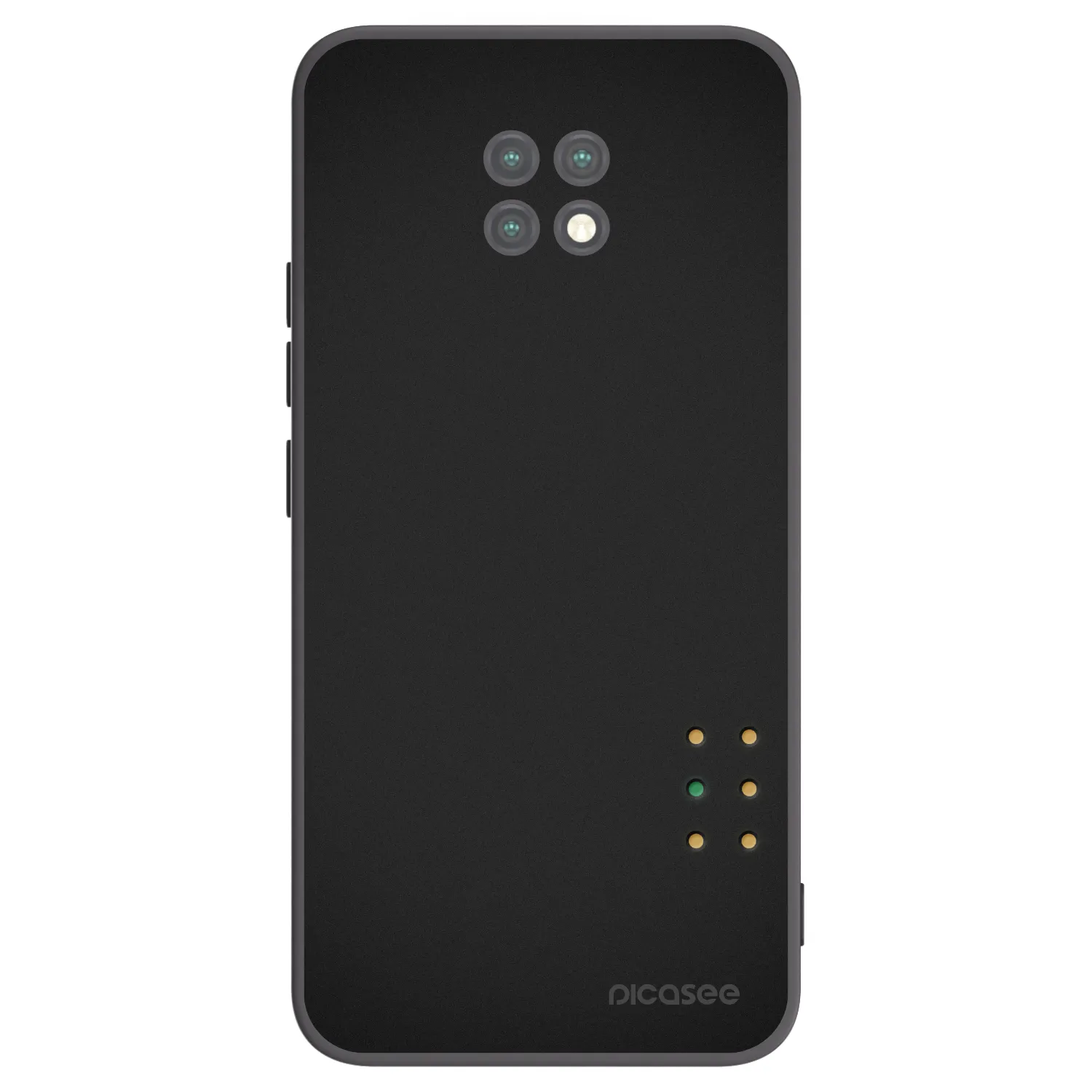 Picasee silikonski črni ovitek za Xiaomi Redmi Note 9T - Pulse