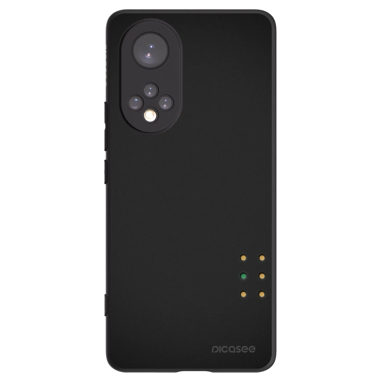 Picasee silikonski črni ovitek za Honor 50 5G - Pulse
