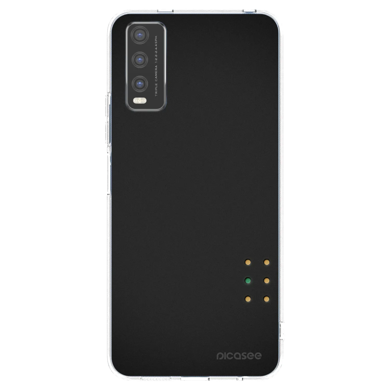 Picasee silikonski prozorni ovitek za Vivo Y20s - Pulse