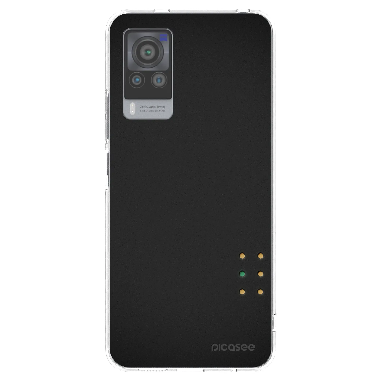 Picasee silikonski prozorni ovitek za Vivo X60 Pro 5G - Pulse