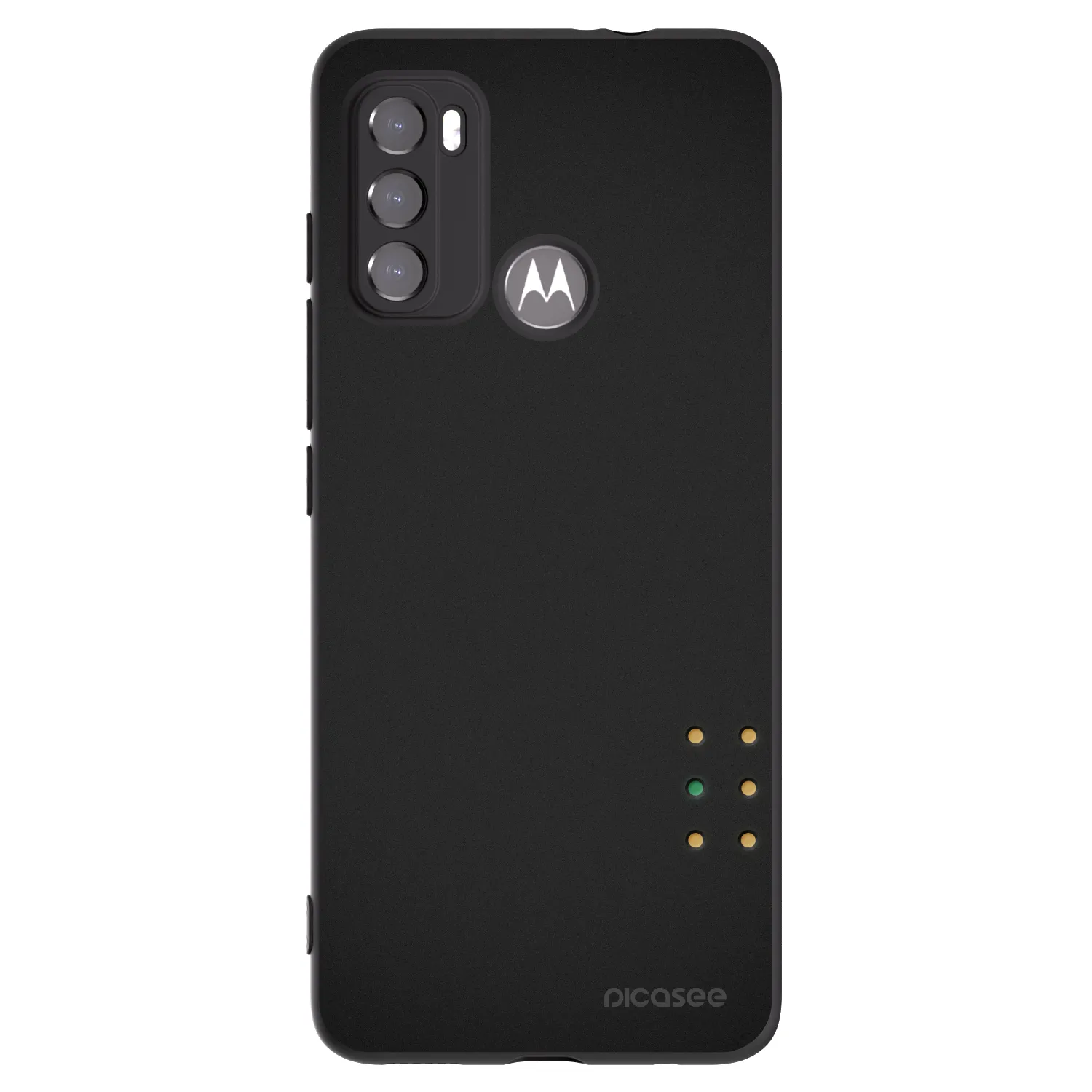 Picasee silikonski črni ovitek za Motorola Moto G60 - Pulse