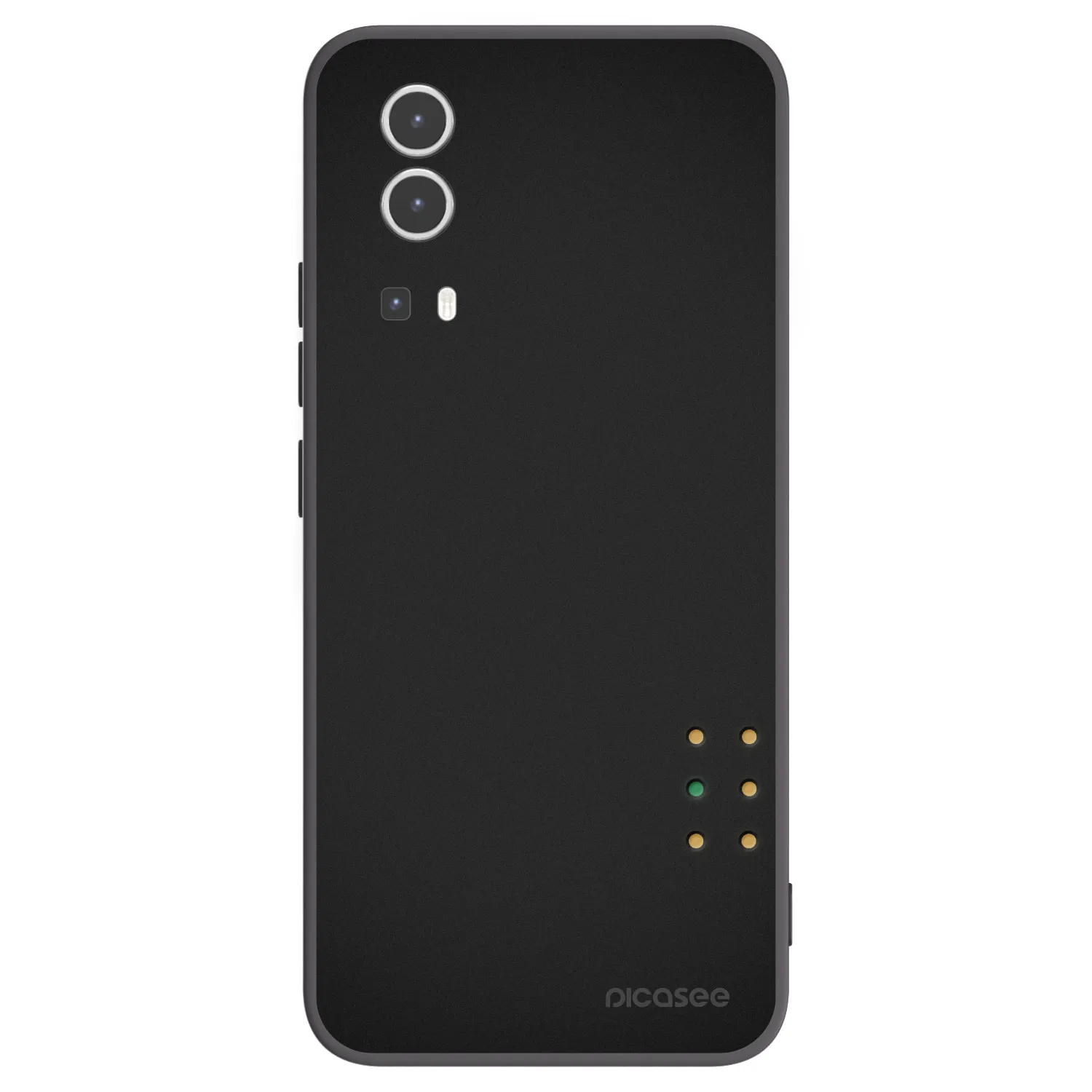 Picasee silikonski črni ovitek za Vivo Y72 5G - Pulse