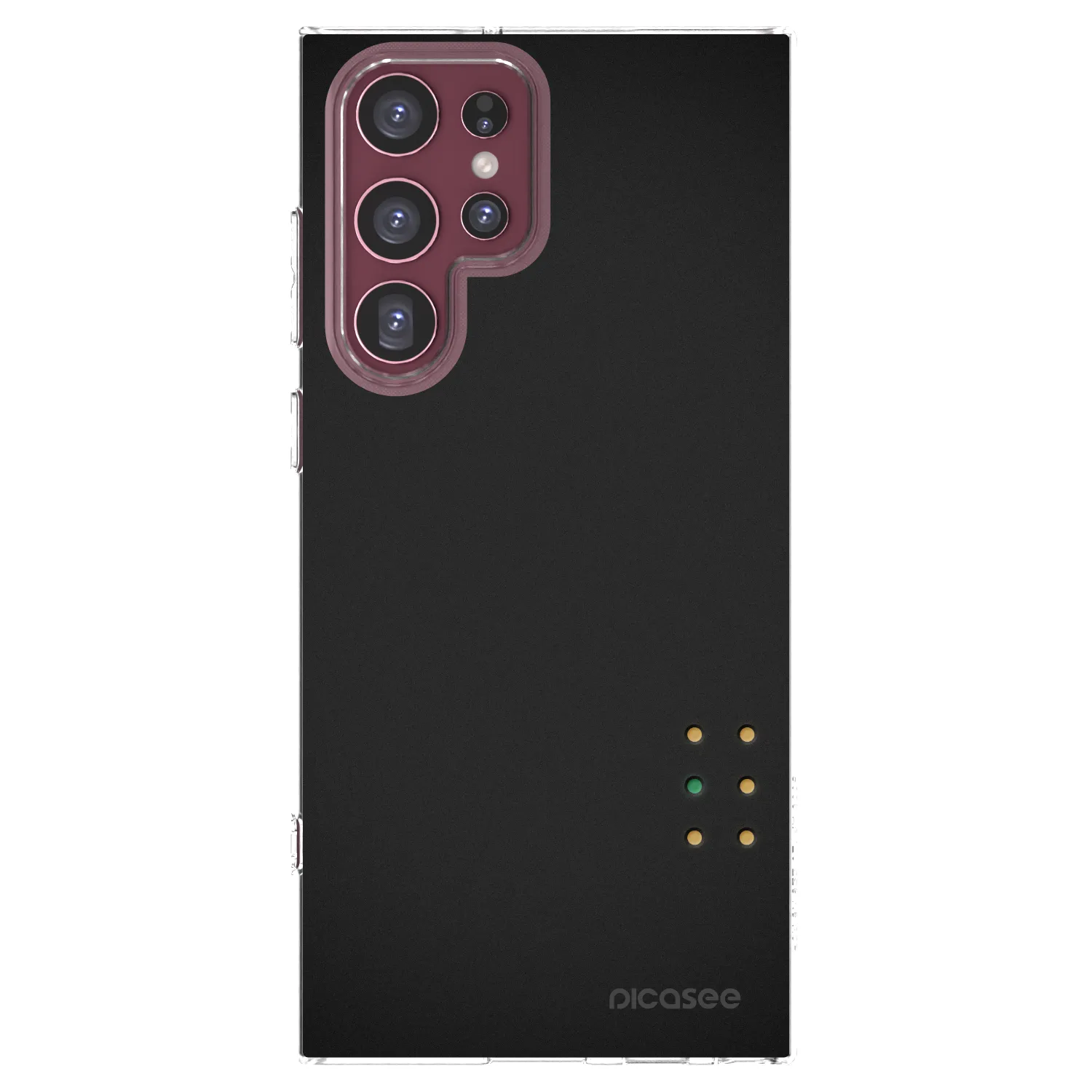 Picasee silikonski prozorni ovitek za Samsung Galaxy S22 Ultra 5G - Pulse
