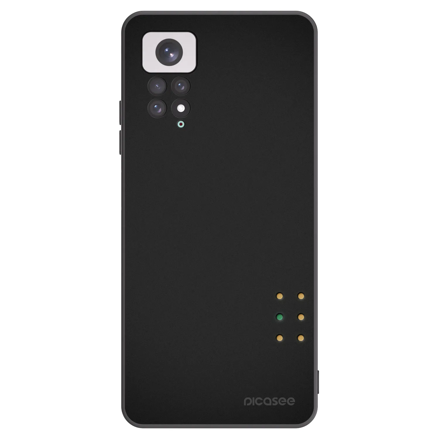 Picasee silikonski črni ovitek za Xiaomi Redmi Note 11 - Pulse