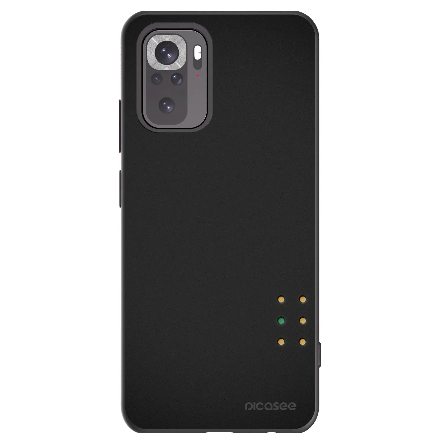 Picasee silikonski črni ovitek za Xiaomi Redmi Note 11S 4G - Pulse