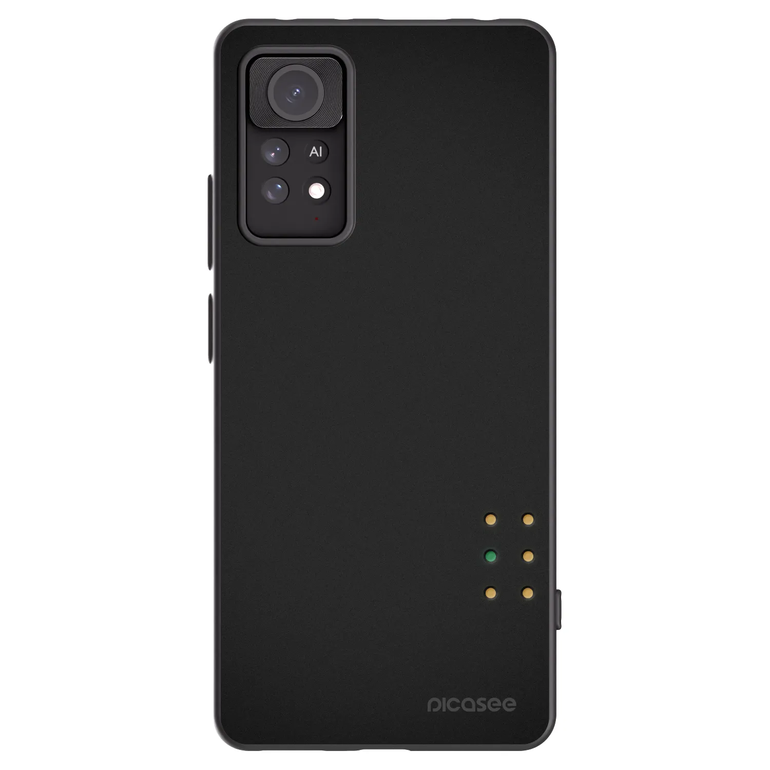 Picasee silikonski črni ovitek za Xiaomi Redmi Note 11 Pro 5G - Pulse