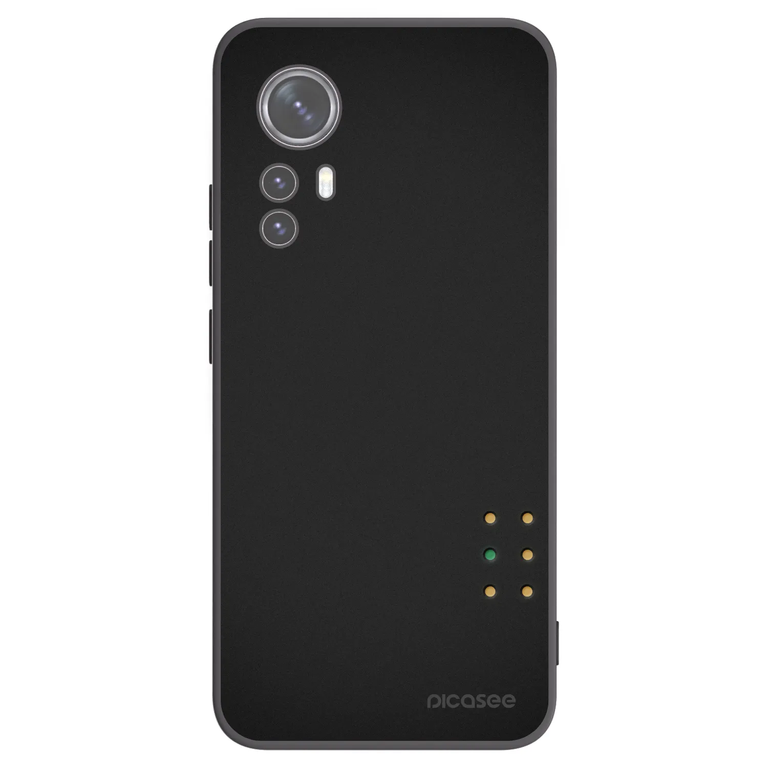 Picasee silikonski črni ovitek za Xiaomi 12 - Pulse