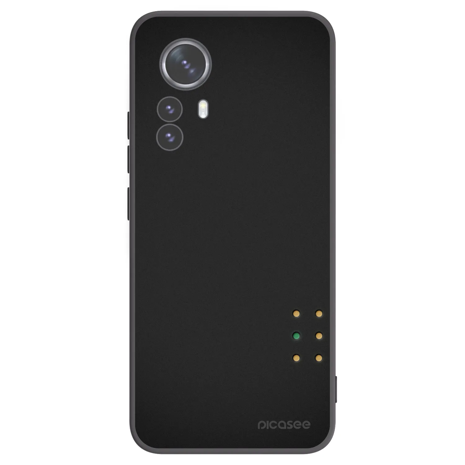 Picasee silikonski črni ovitek za Xiaomi 12 Pro - Pulse