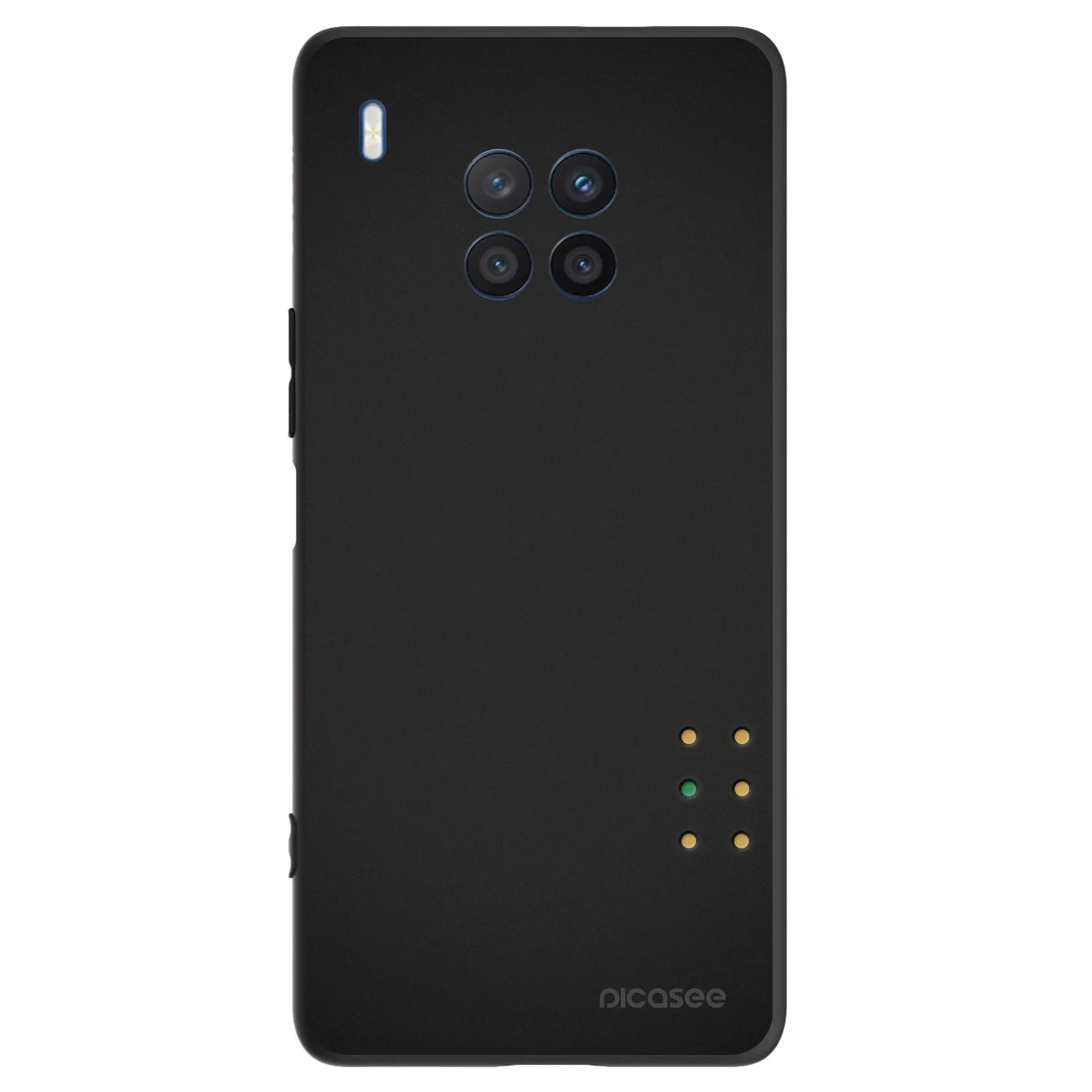 Picasee silikonski črni ovitek za Honor 50 Lite - Pulse