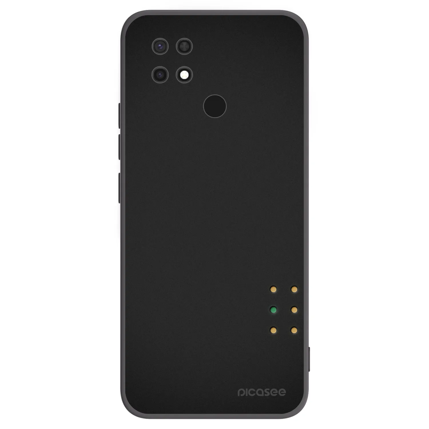 Picasee silikonski črni ovitek za Xiaomi Redmi 10C - Pulse