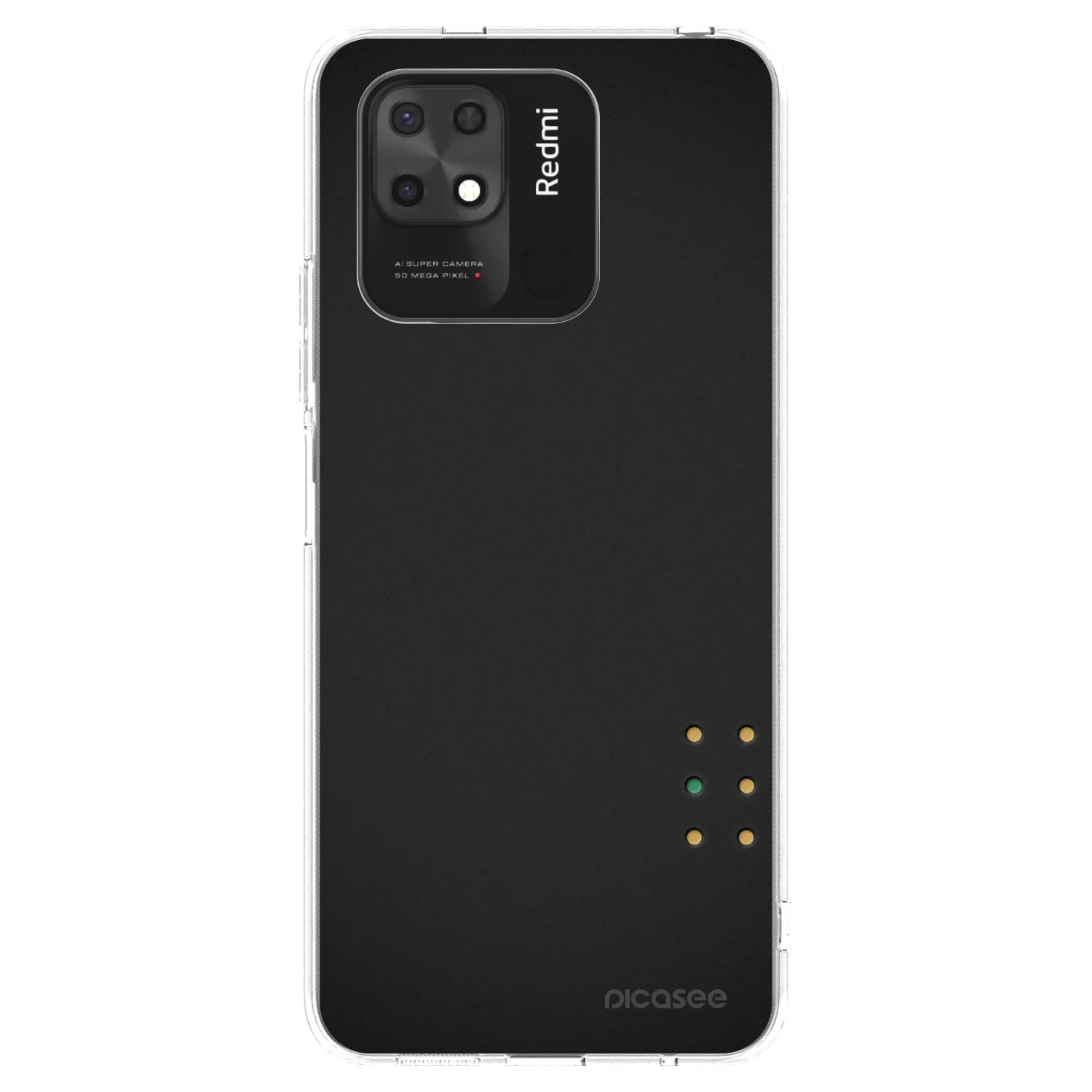 Picasee silikonski prozorni ovitek za Xiaomi Redmi 10C - Pulse