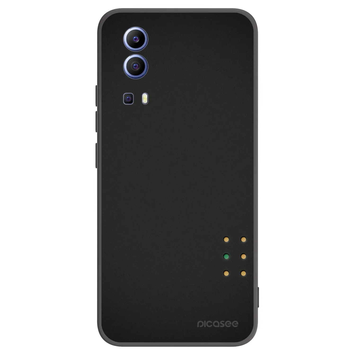 Picasee silikonski črni ovitek za Vivo Y52 5G - Pulse