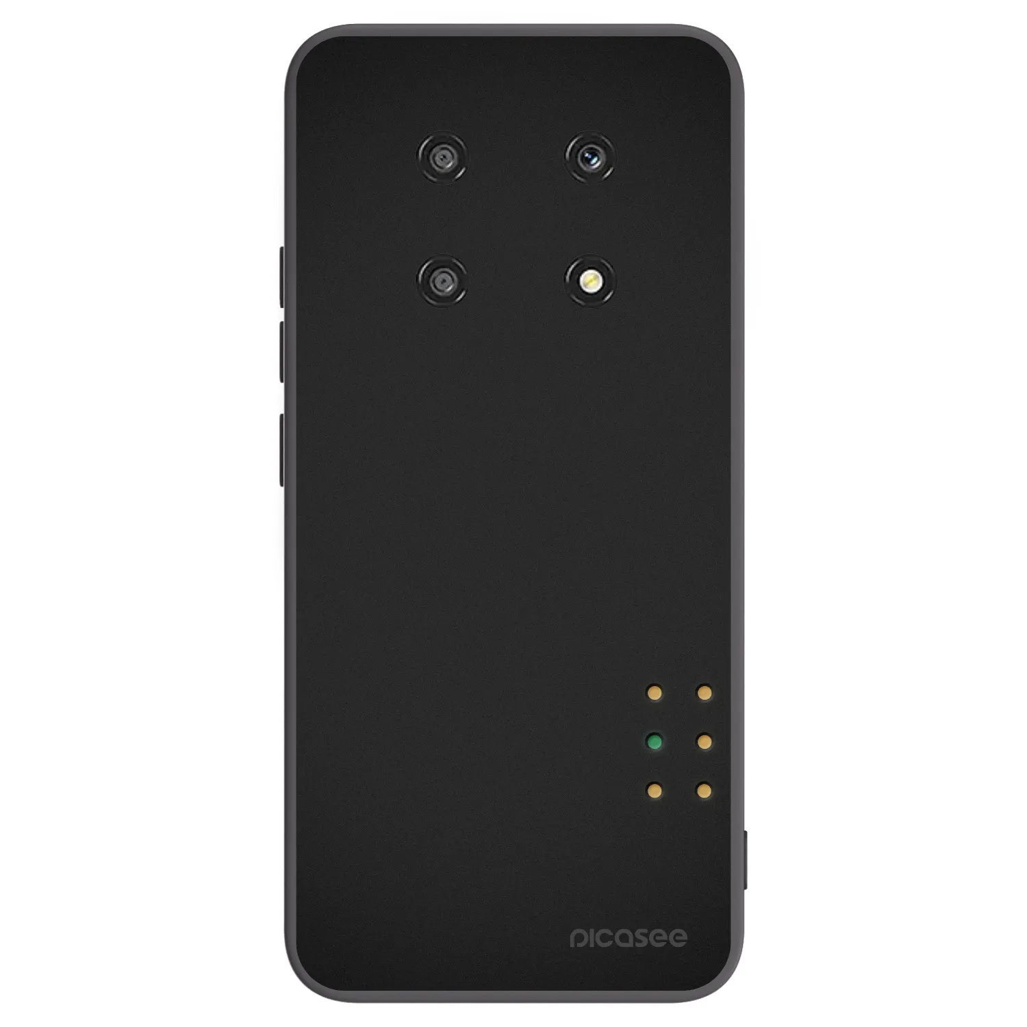 Picasee silikonski črni ovitek za Honor Magic4 Lite 5G - Pulse