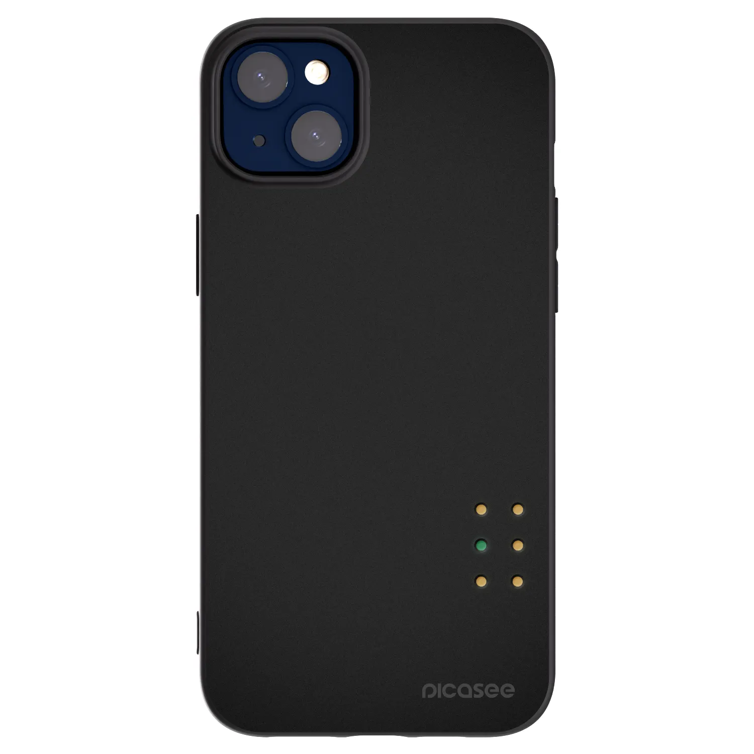 Picasee silikonski črni ovitek za Apple iPhone 14 Plus - Pulse