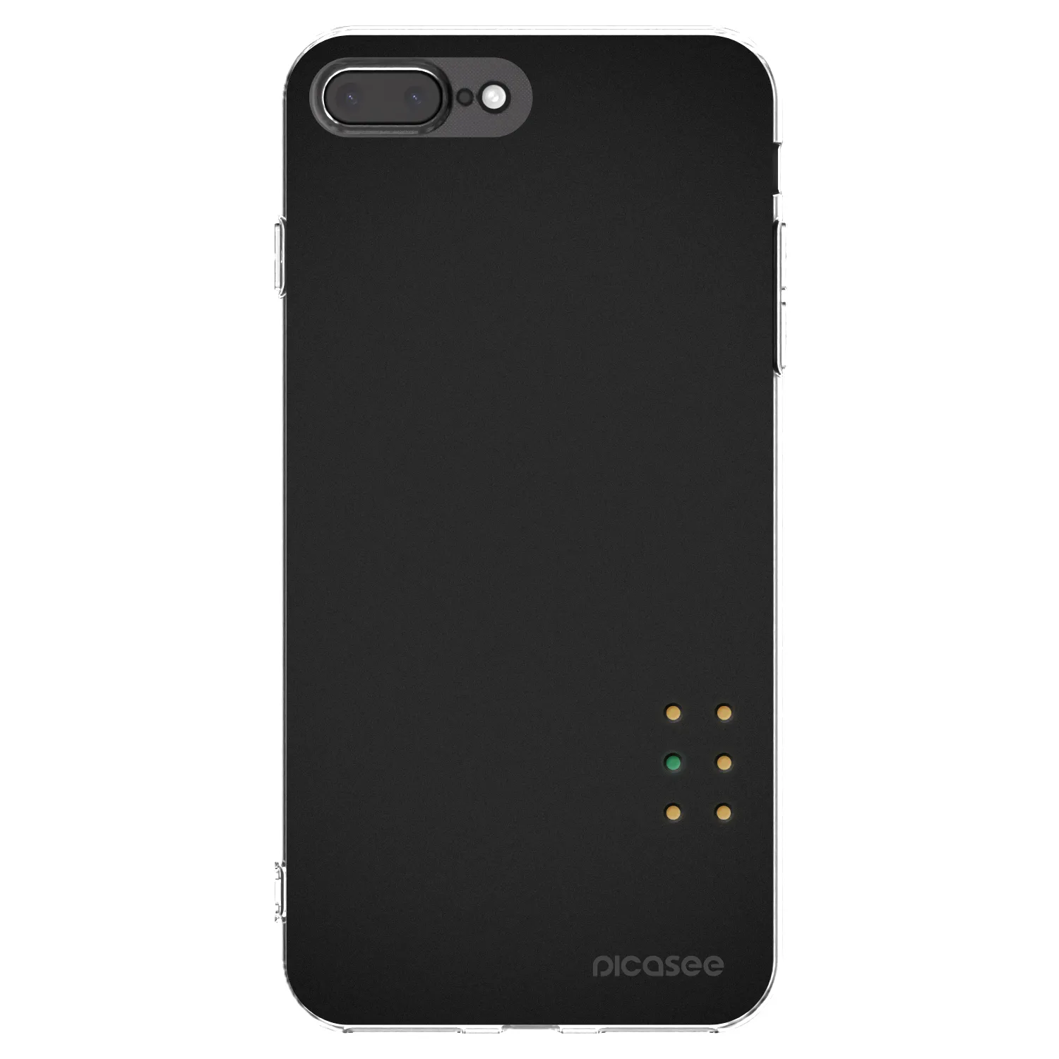 Picasee silikonski prozorni ovitek za Apple iPhone 8 Plus - Pulse