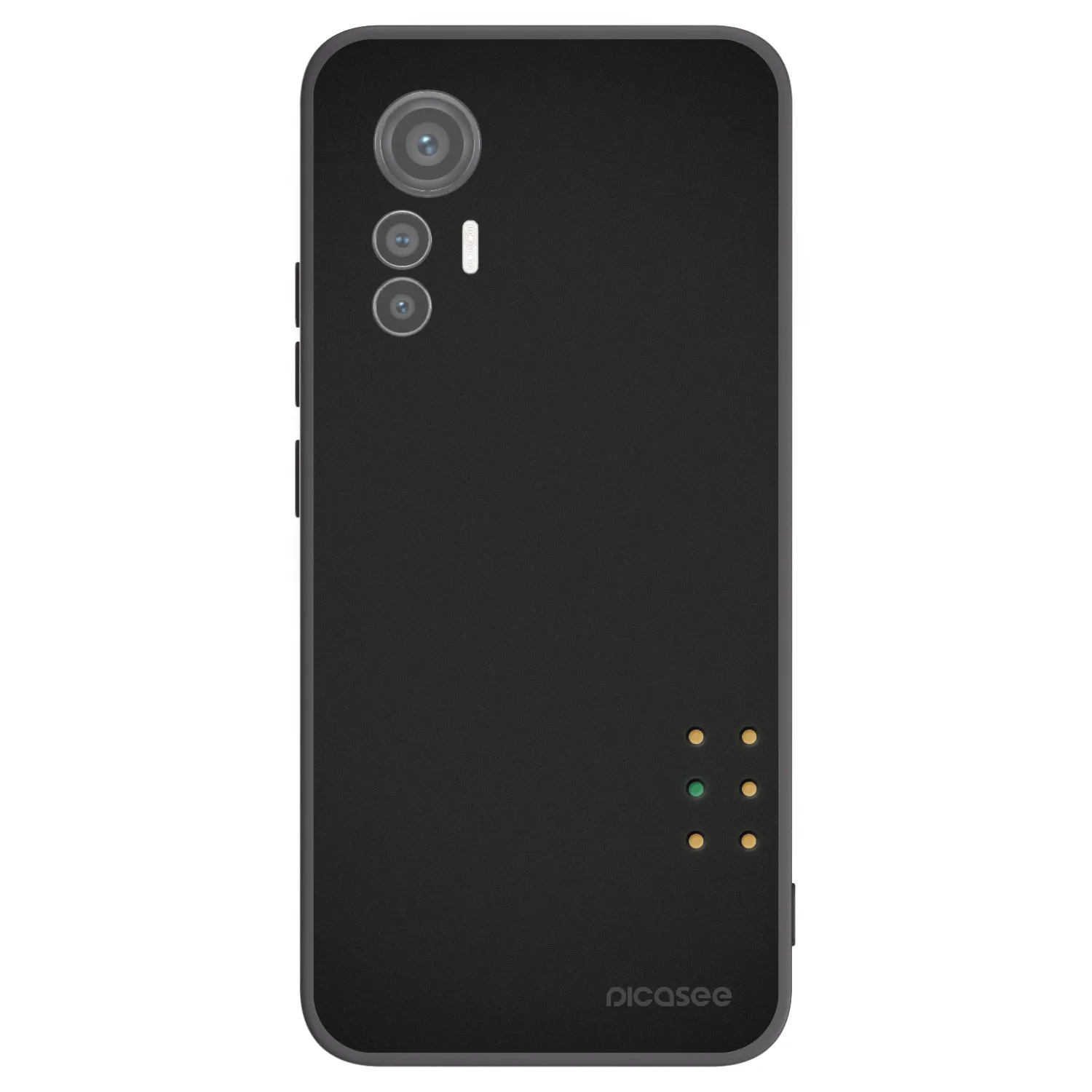 Picasee silikonski črni ovitek za Xiaomi 12 Lite - Pulse