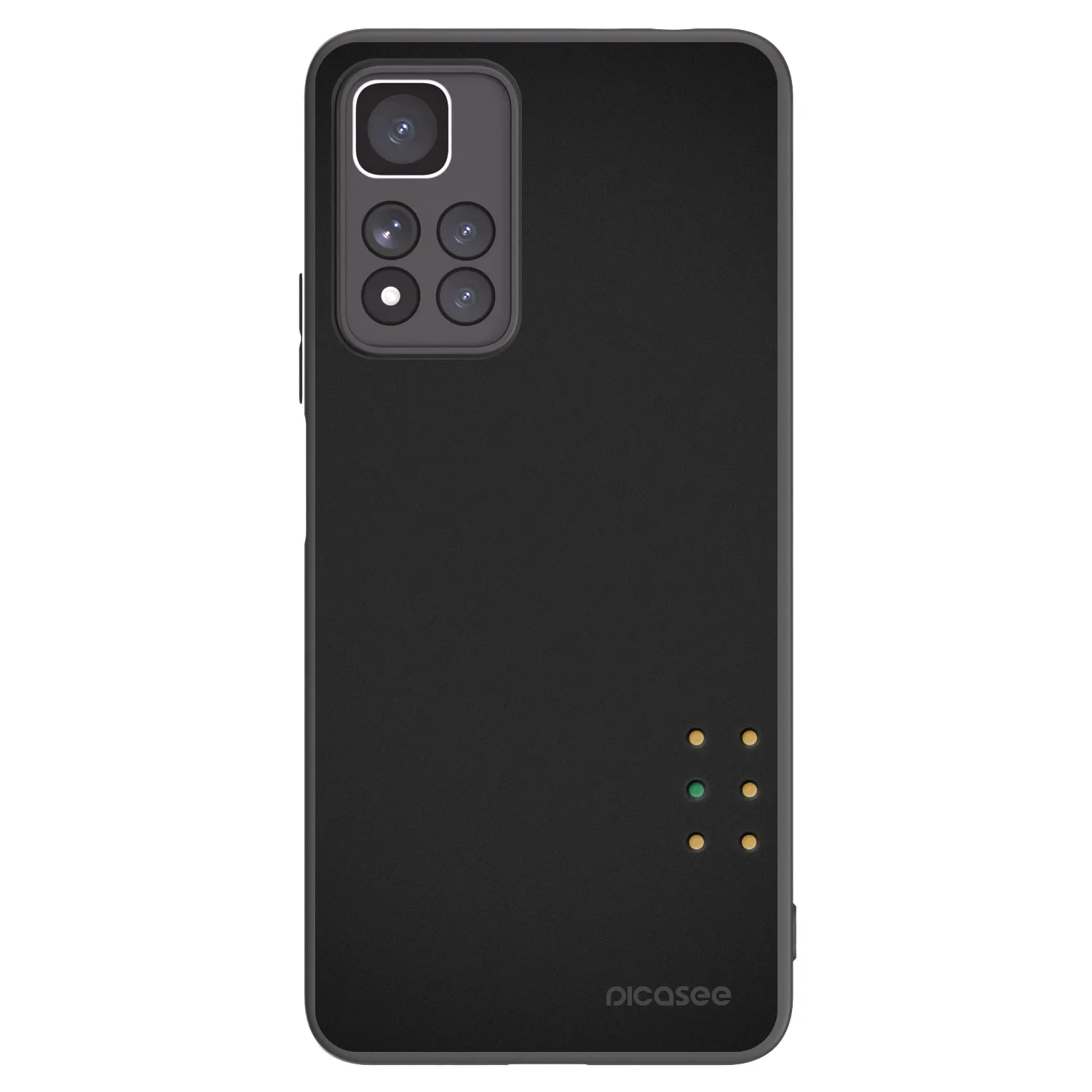 Picasee silikonski črni ovitek za Xiaomi Redmi Note 11 Pro+ 5G - Pulse