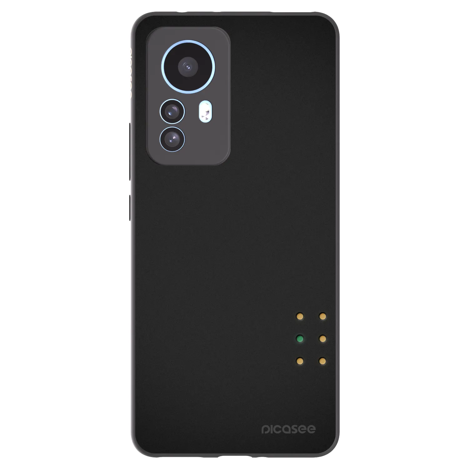 Picasee silikonski črni ovitek za Xiaomi 12T Pro - Pulse