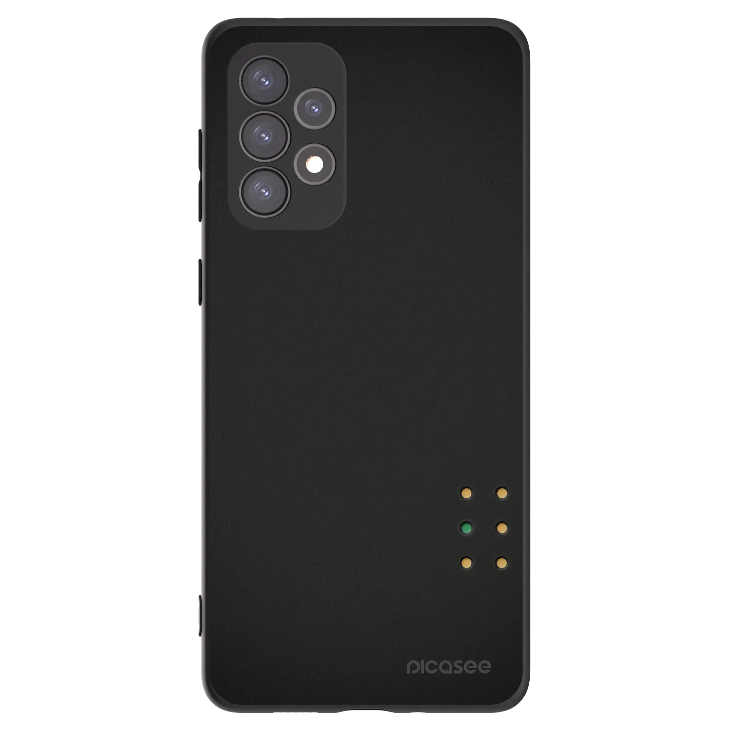 Picasee silikonski črni ovitek za Samsung Galaxy A73 5G - Pulse