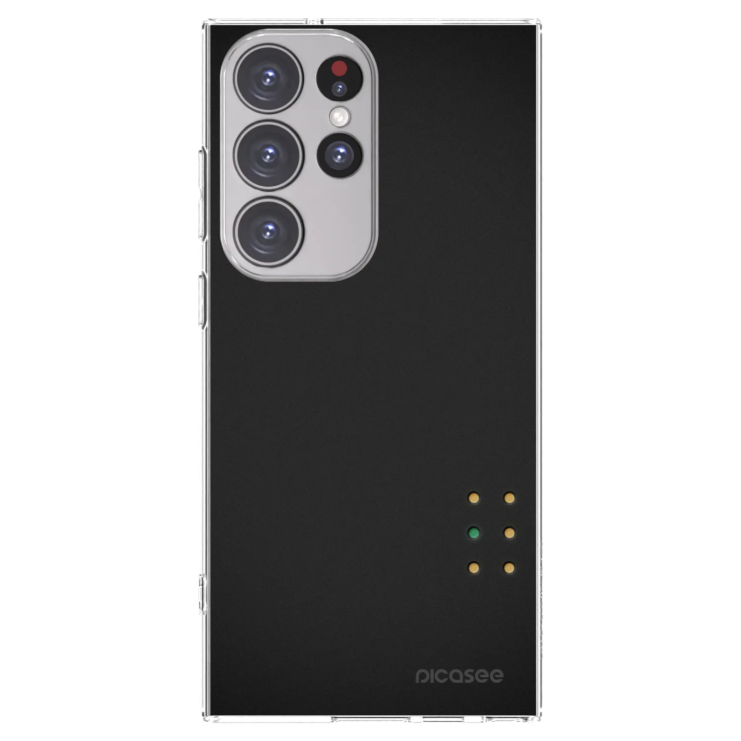 Picasee silikonski prozorni ovitek za Samsung Galaxy S23 Ultra 5G - Pulse