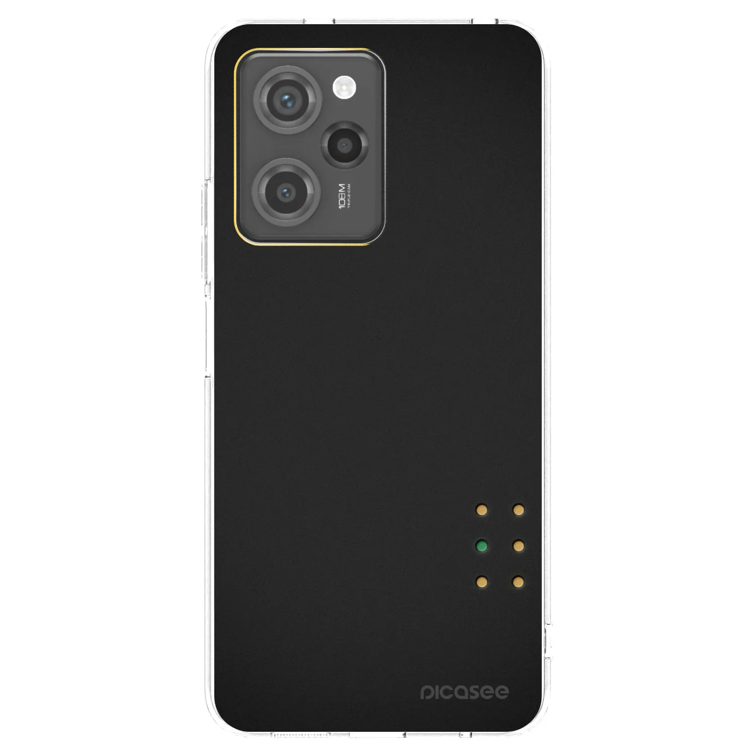 Picasee silikonski črni ovitek za Xiaomi Poco X5 Pro - Pulse