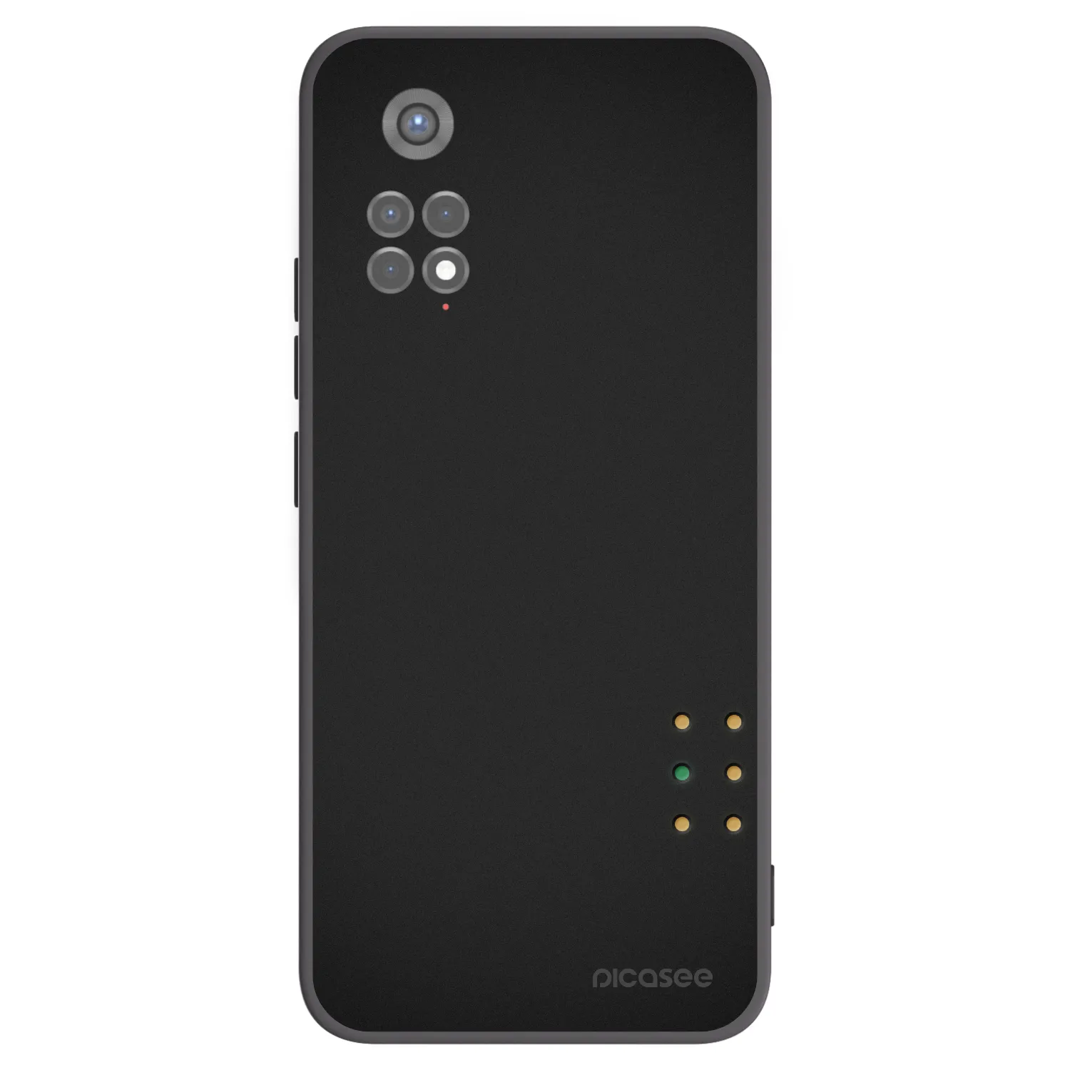 Picasee silikonski črni ovitek za Xiaomi Redmi Note 11S 5G - Pulse