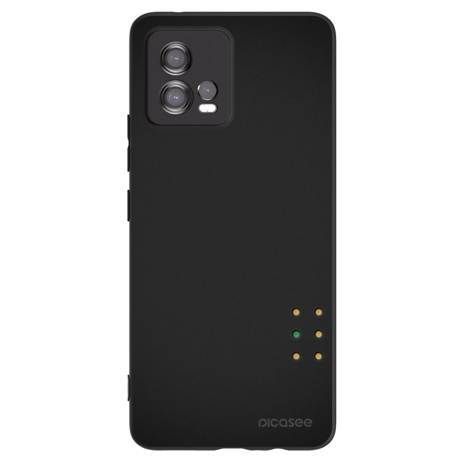 Picasee silikonski črni ovitek za Motorola Moto G72 - Pulse